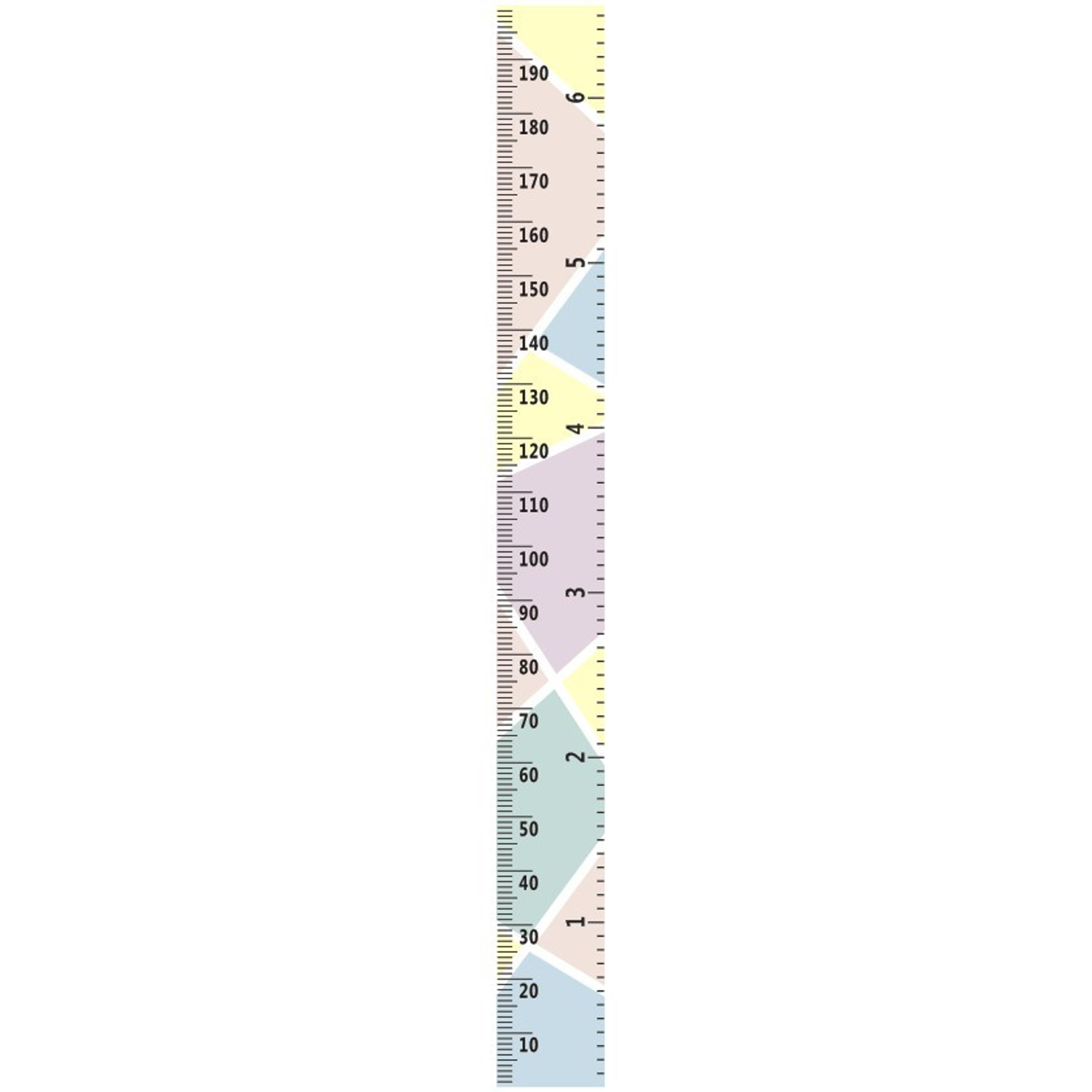 Kids Growth Chart Ruler Removable Wall Art Waterproof Nursery Decor Height Measure Wall Chart For B 6