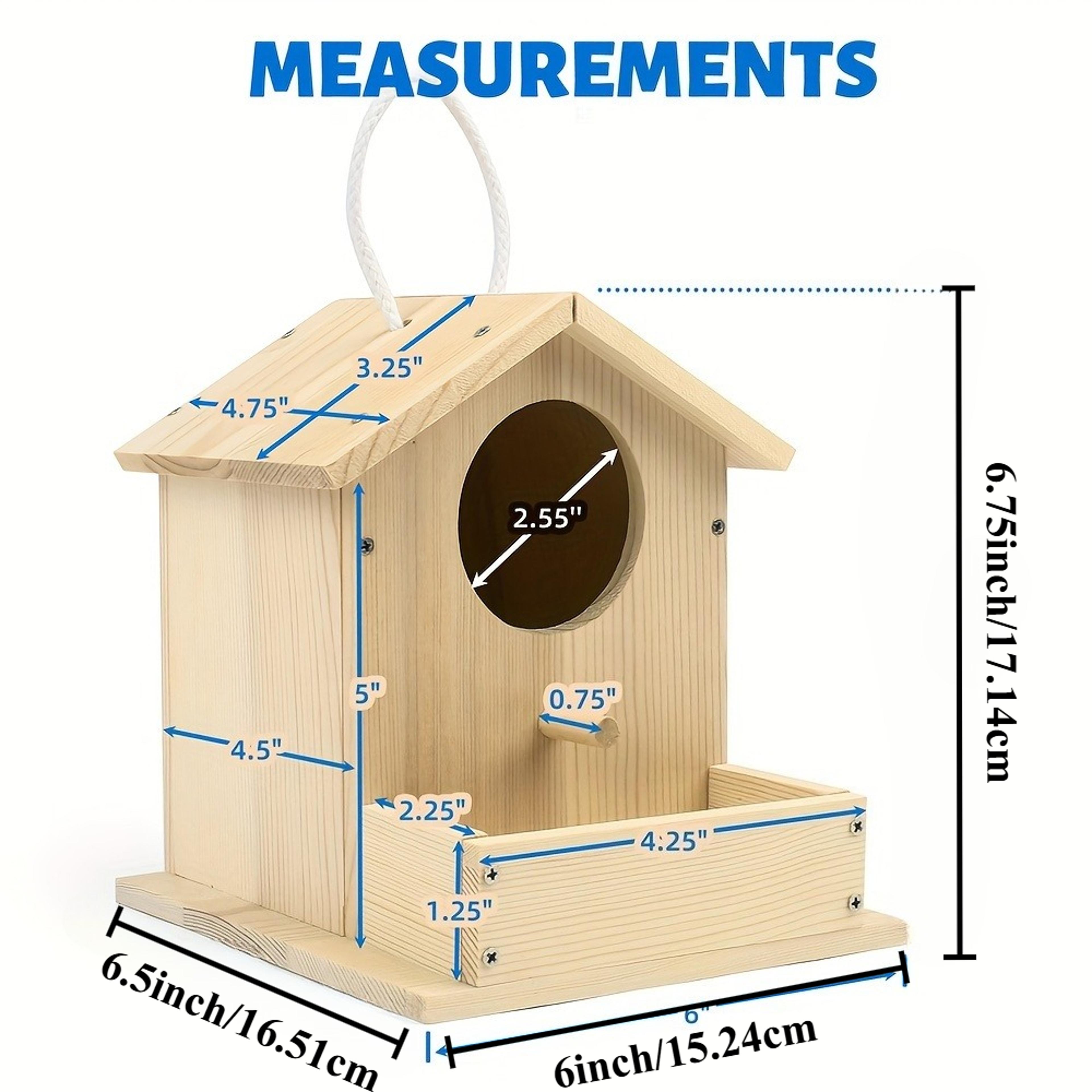 DIY Wooden Bird House Kits For Kids  Adults Creative Arts And Crafts Set With Unfinished Wood Birdh 1