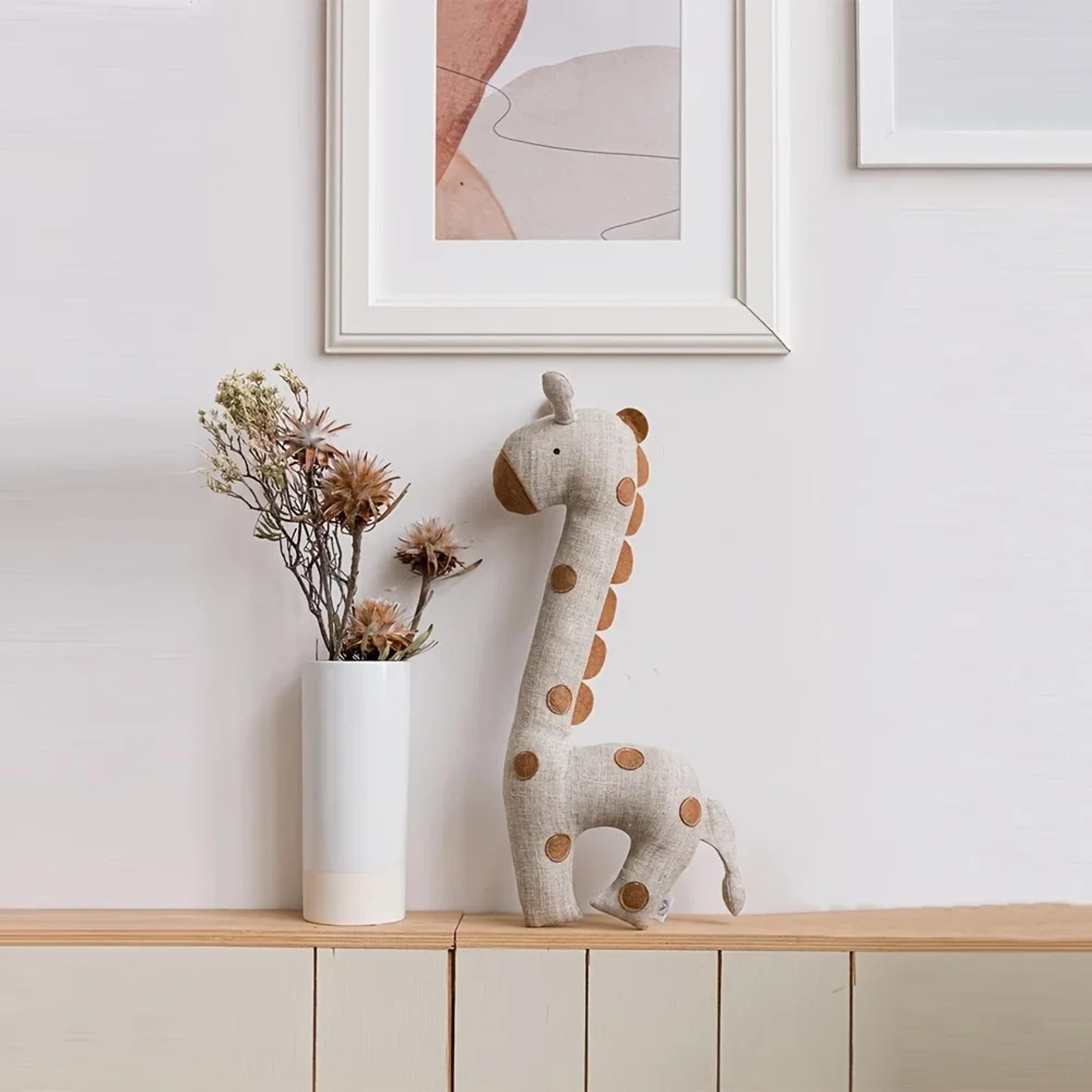 Goose Plush Swan Soft Animal Duck Plush Hen Adorable Rooster Giraffe Plush Stuffed Animal Baby Toy  2
