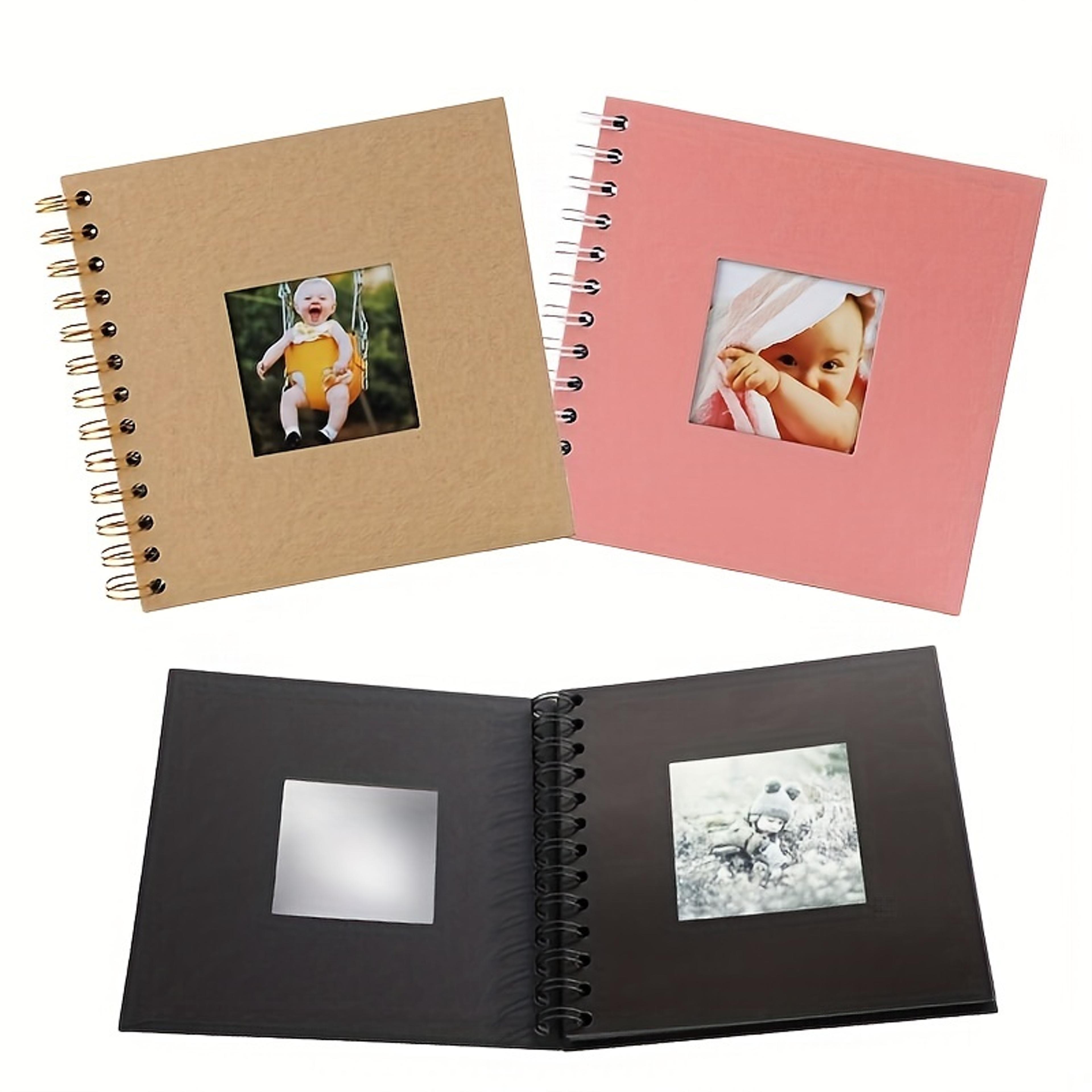 baby growth record commemorative photo album, baby kids book keepsake with sheets for new parents christmas gift