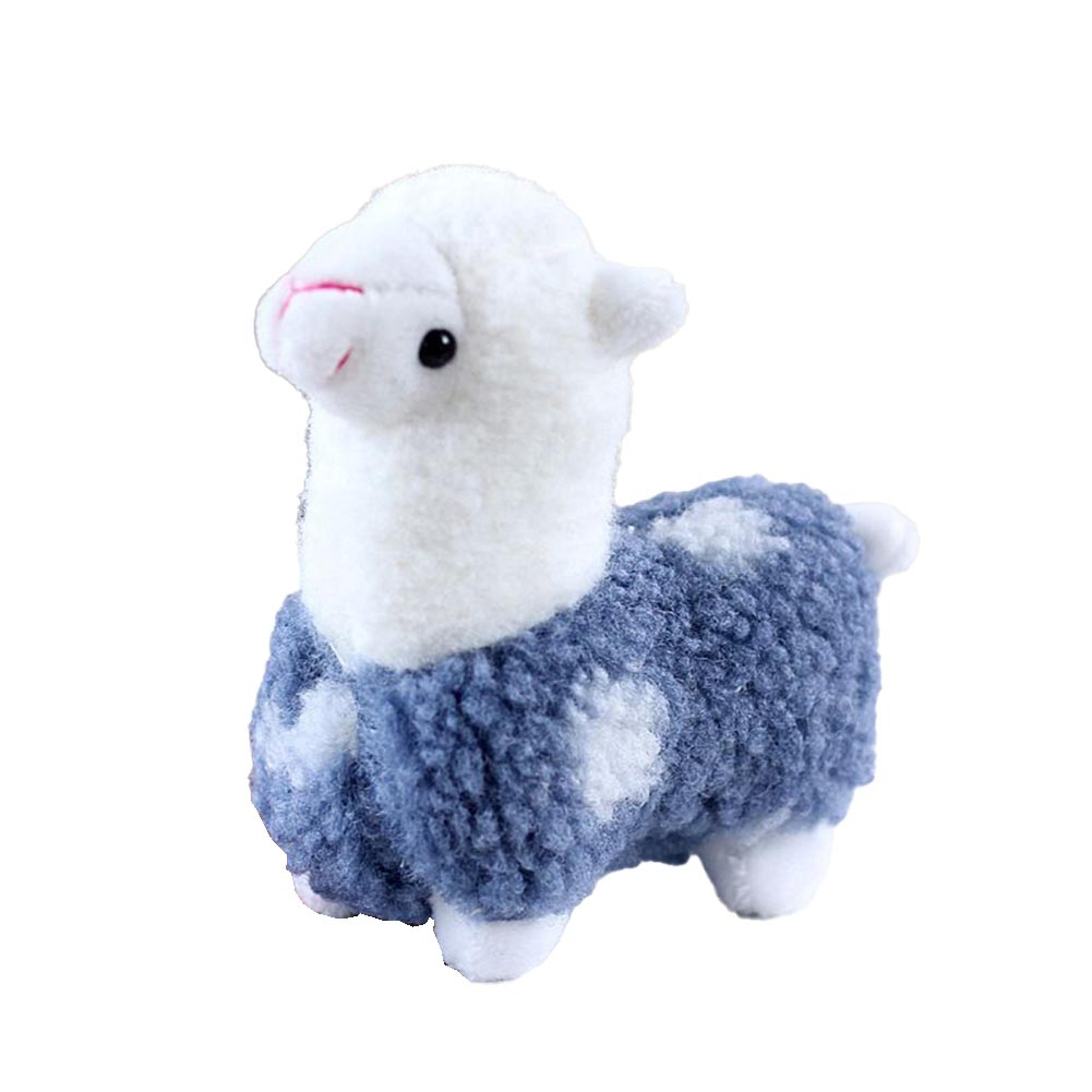 Cute Alpaca Plush Toy  Soft Huggable Stuffed Doll For Kids Birthday Gift  Keychain Pendant 6