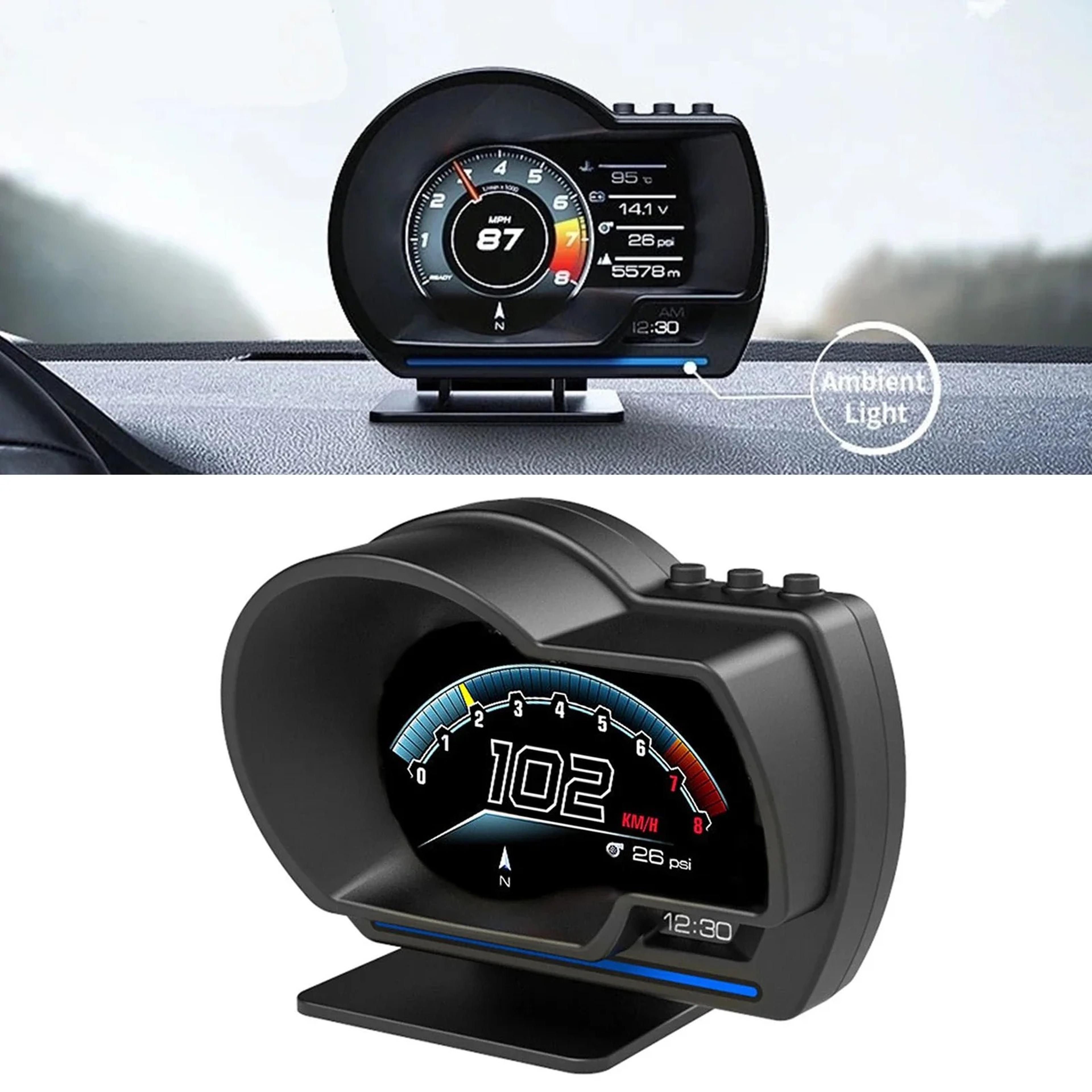 multifunctional universal car hud obd gps speedometer for suv and truck