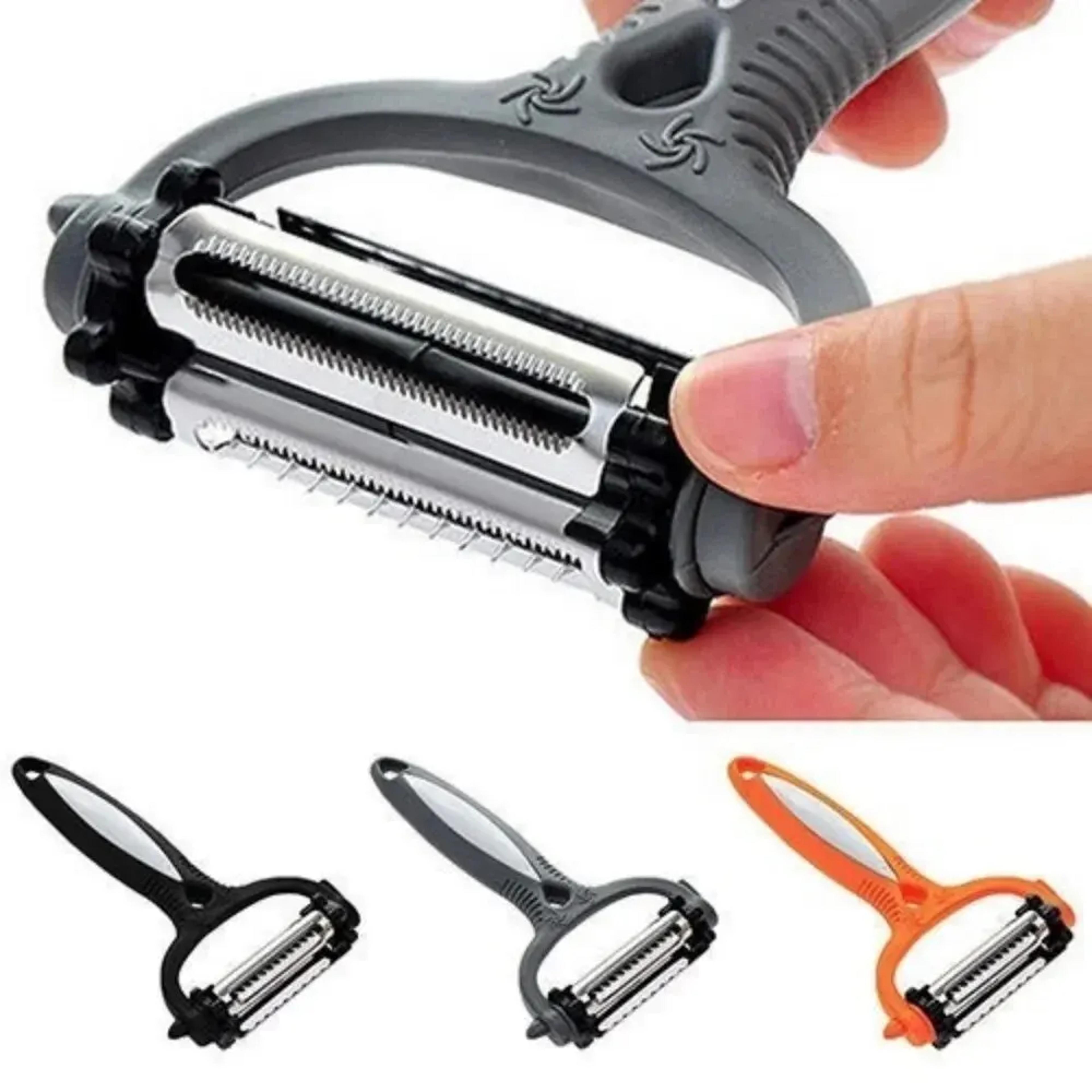multifunctional rotary peeler and slicer for fruits and vegetables – carrot, potato, and more