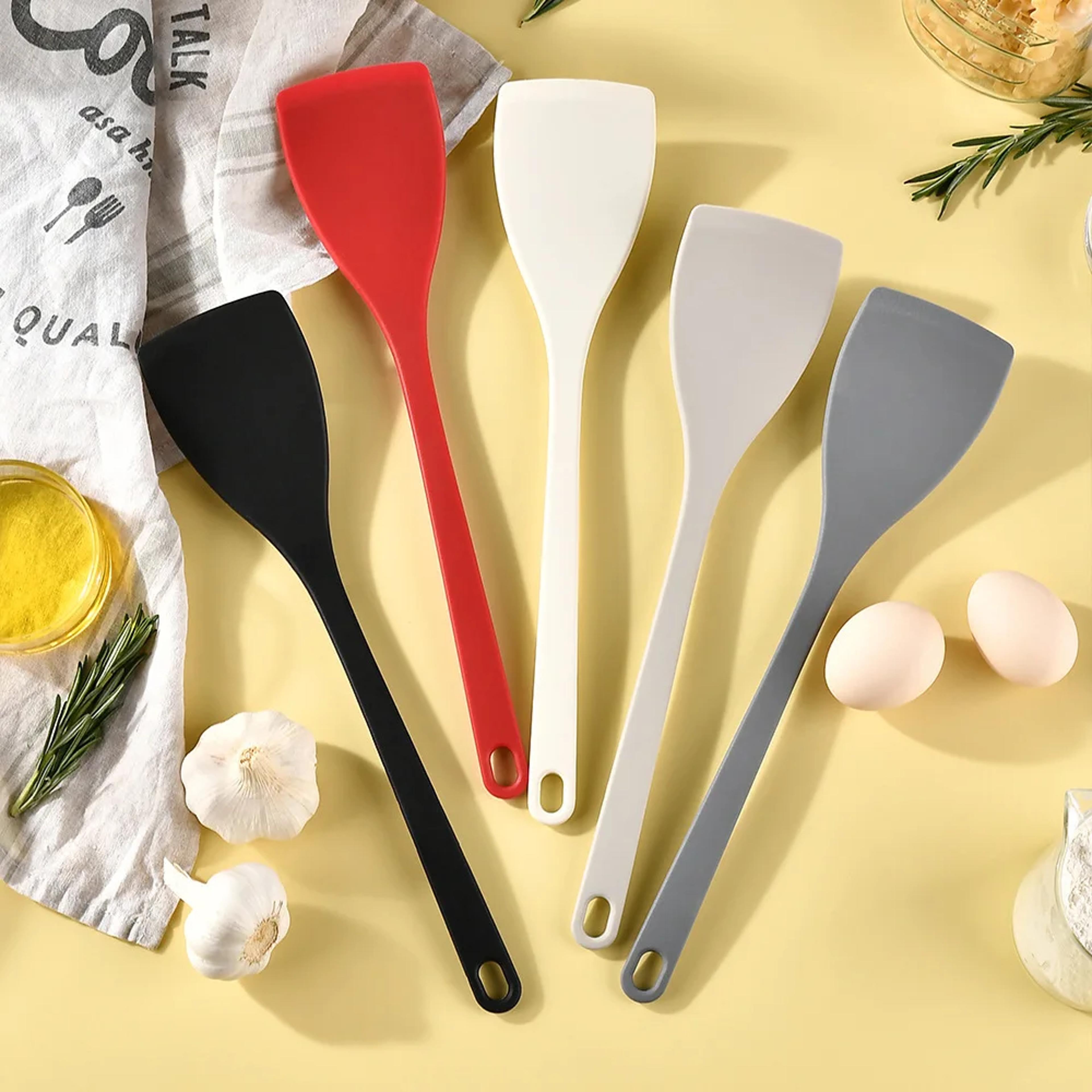 silicone cooking spatula - heat resistant, non-stick kitchen utensil