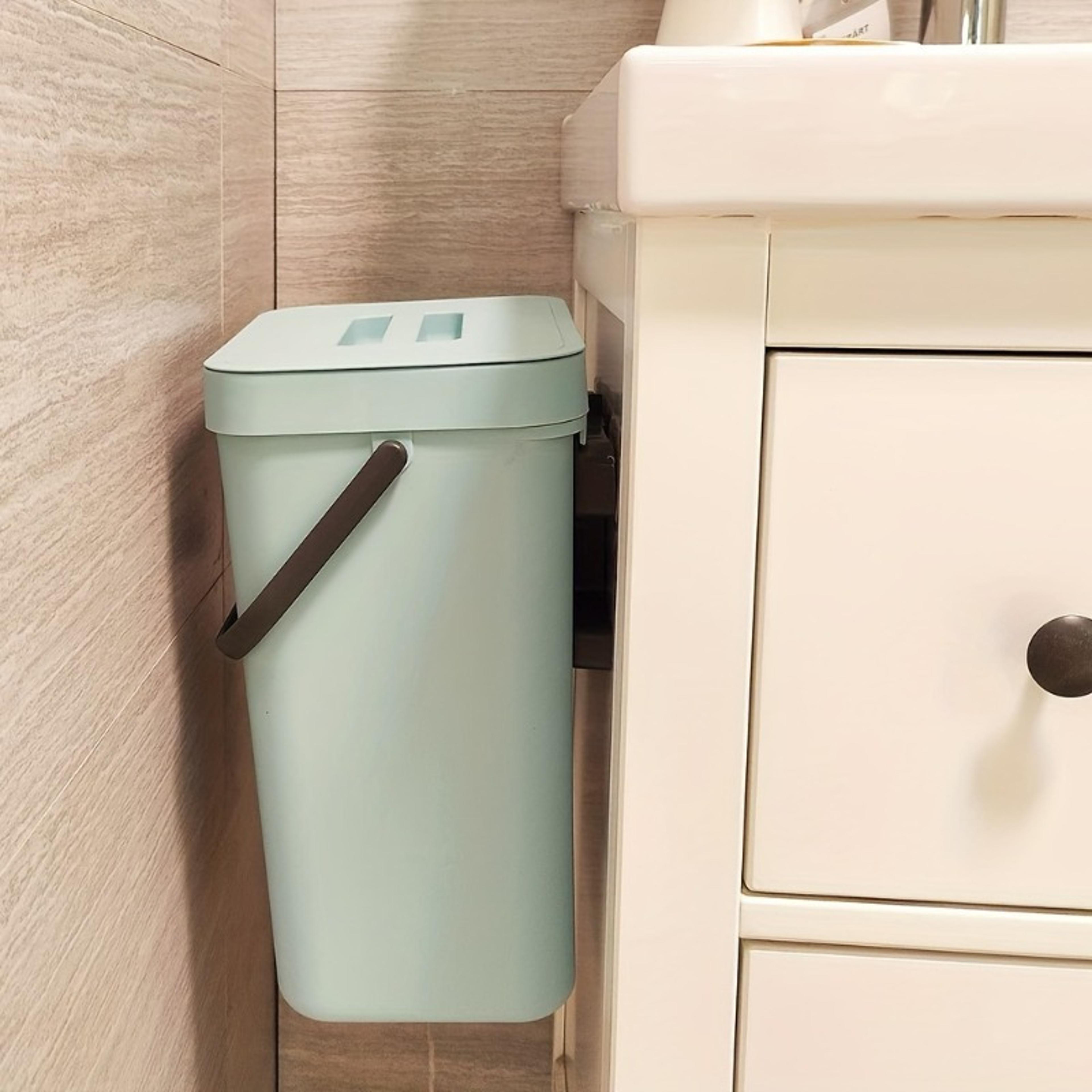 SpaceSaving QuietClose Trash Can Eco Friendly Sealed Bin For Kitchen  Office 2