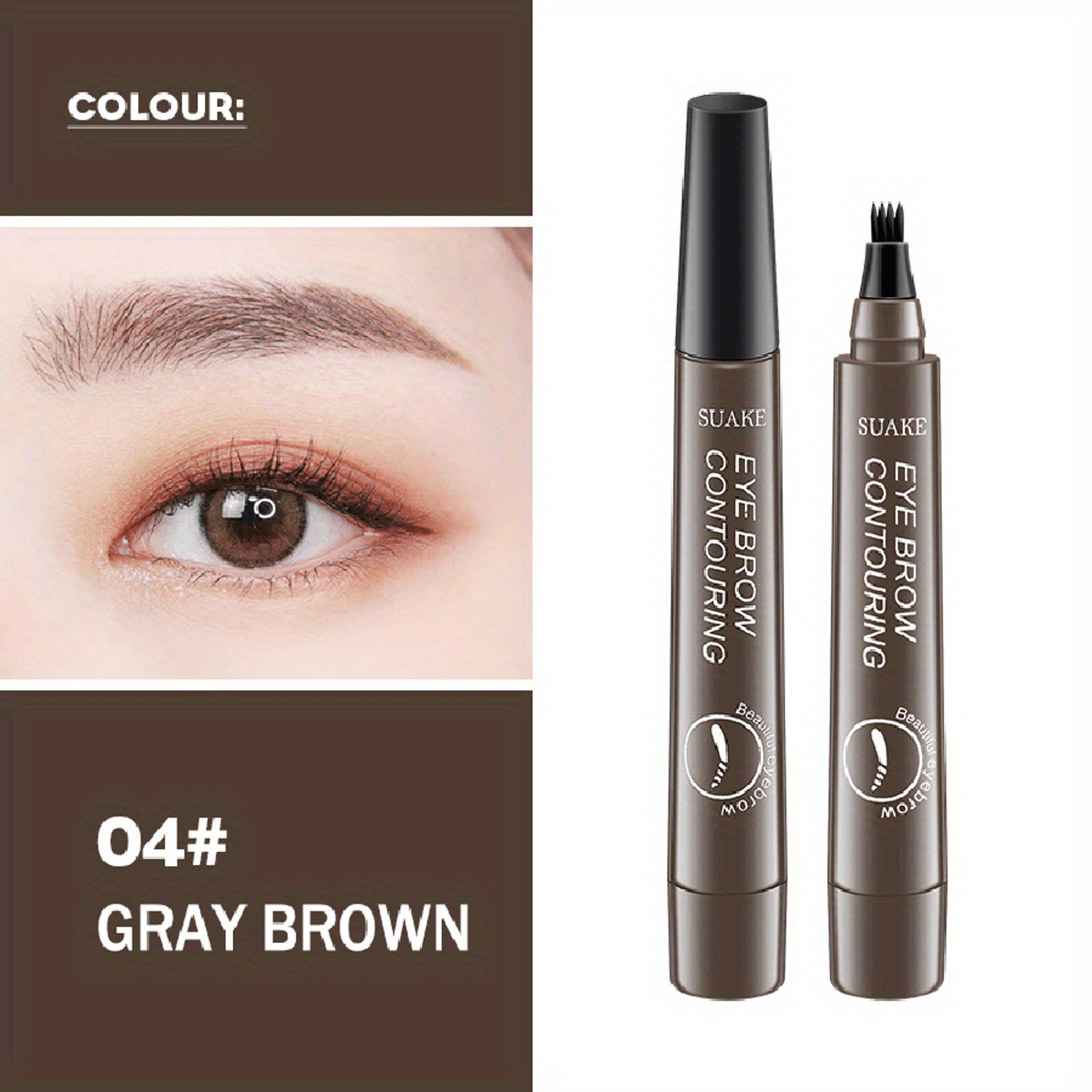 Waterproof Microblading Eyebrow Pen Split Head For Natural Brows 6