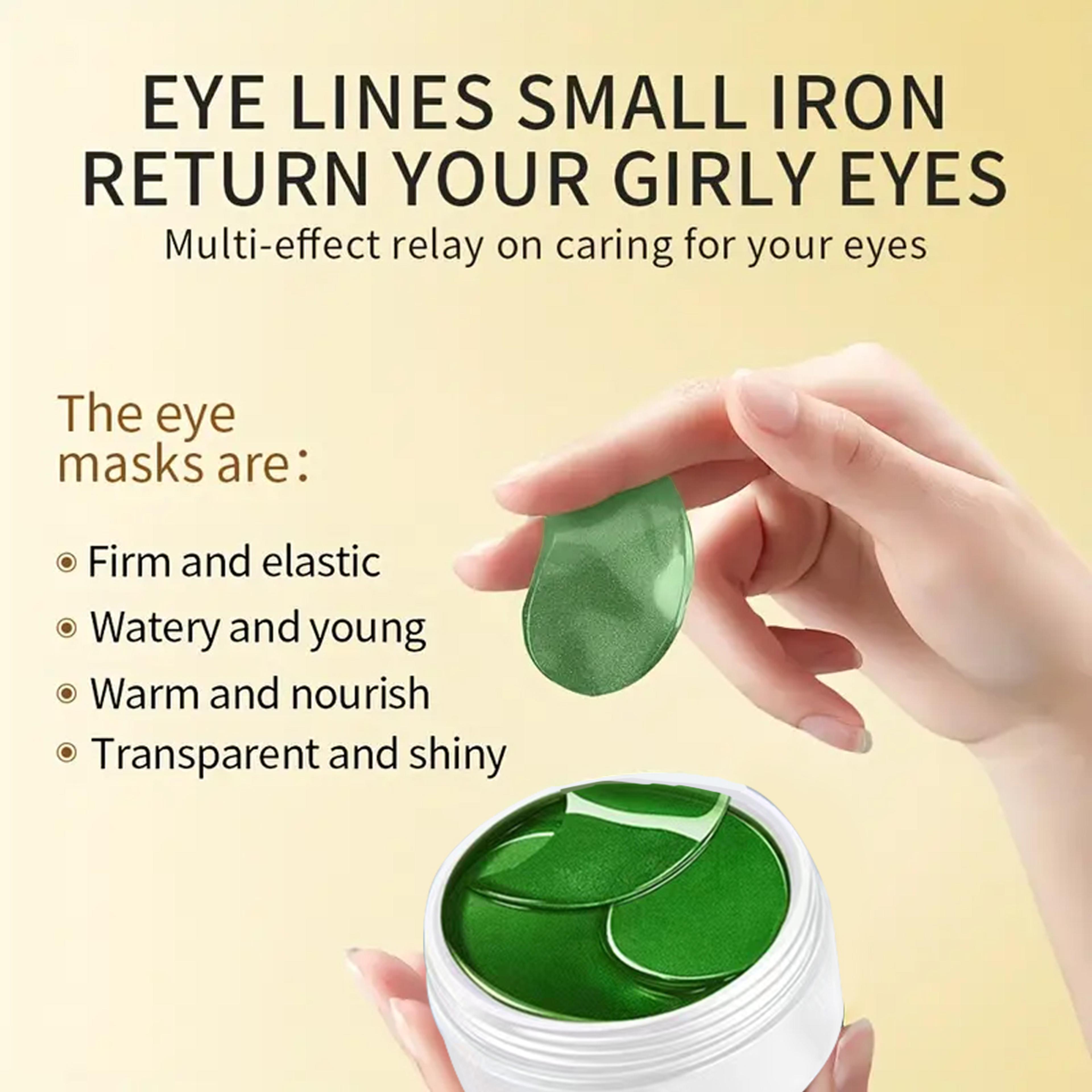 Seaweed Hyaluronic Acid Eye Mask CollagenInfused Eye Patches For Dark Circle Removal  Hydration 4