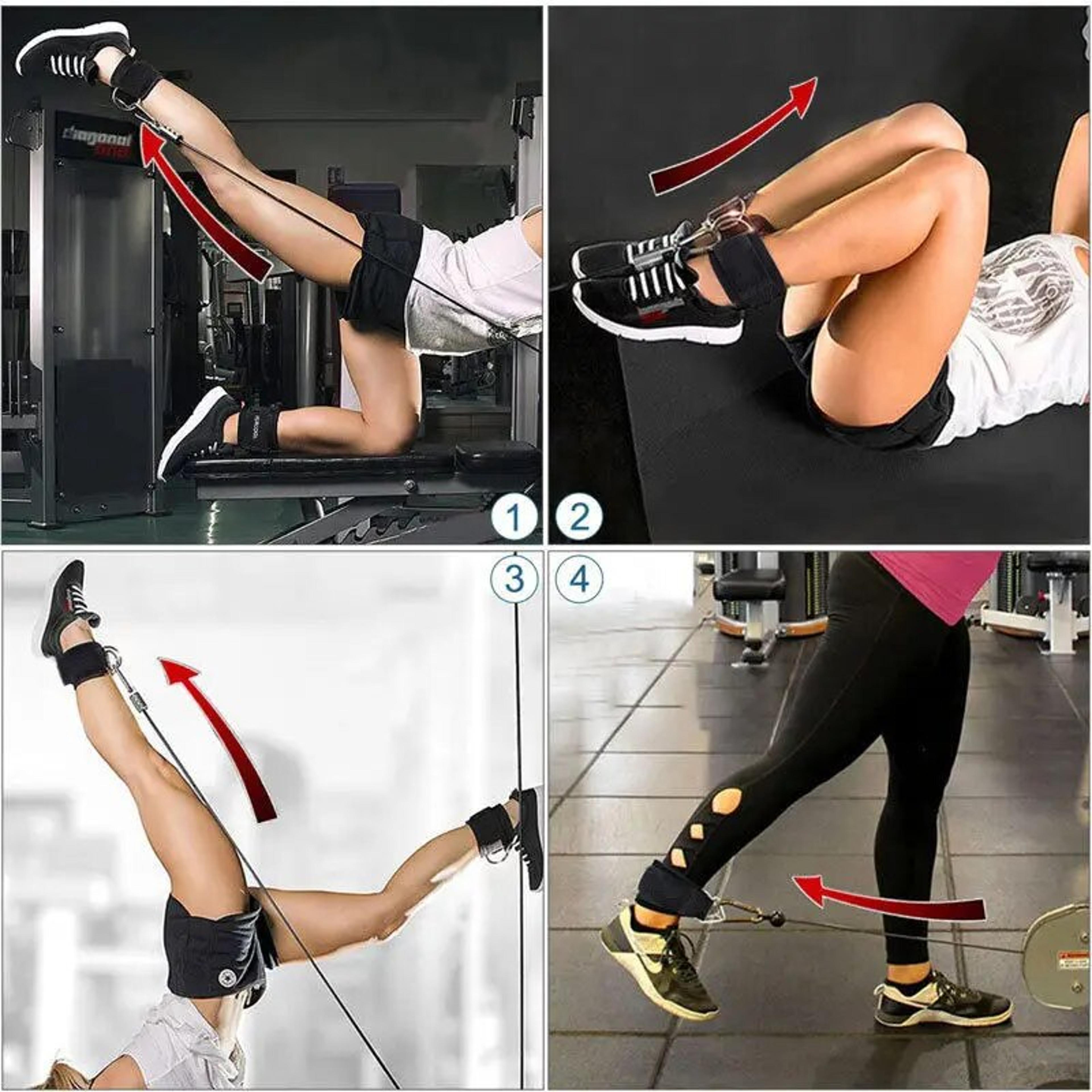 Ankle Straps For Cable Machines  Enhanced Booty  Glute Leg Workout Equipment 3