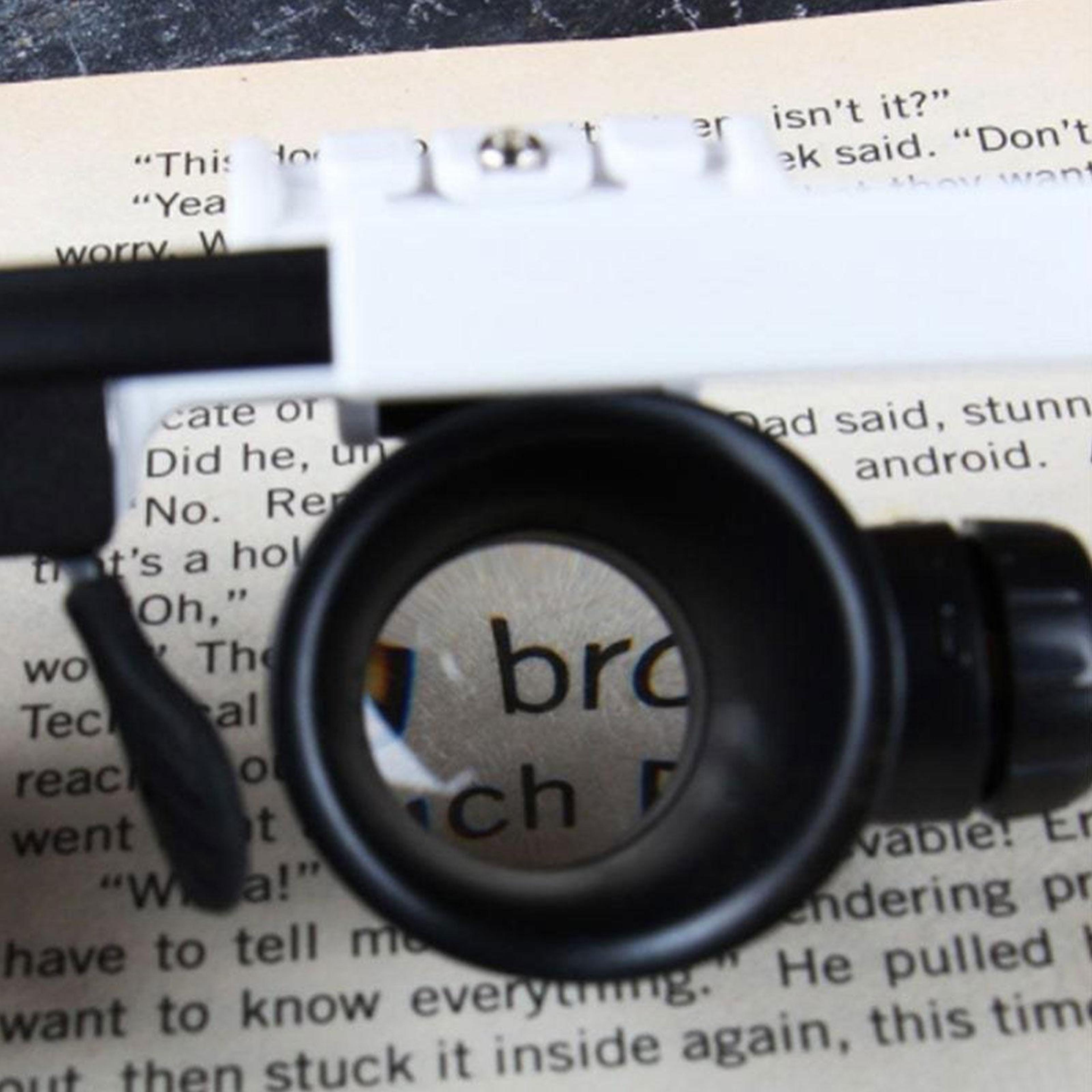 magnifying headband glasses adjustable loupe lens for watch repair, jewelry & fine detail work