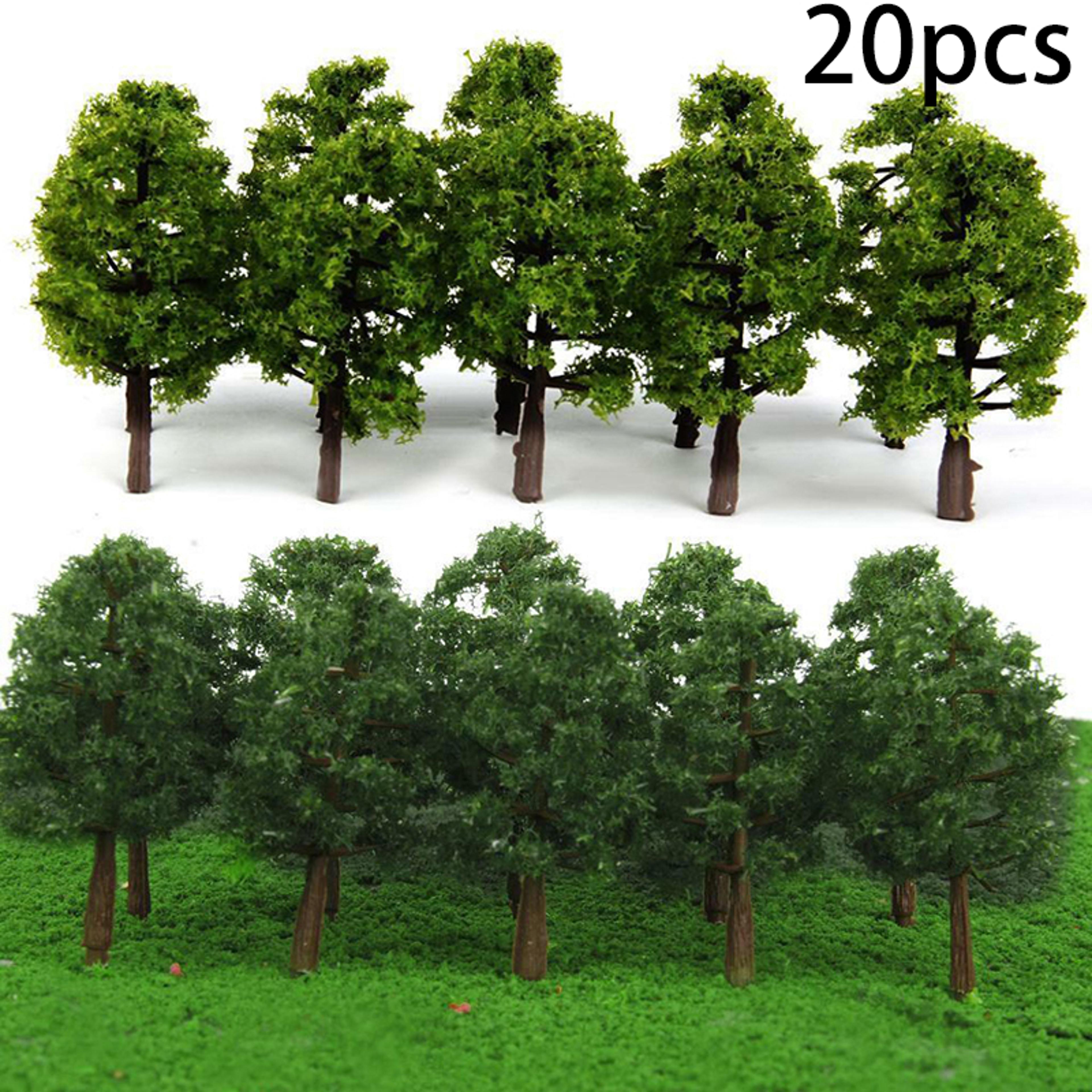 miniature model trees for diy train layouts & architectural models