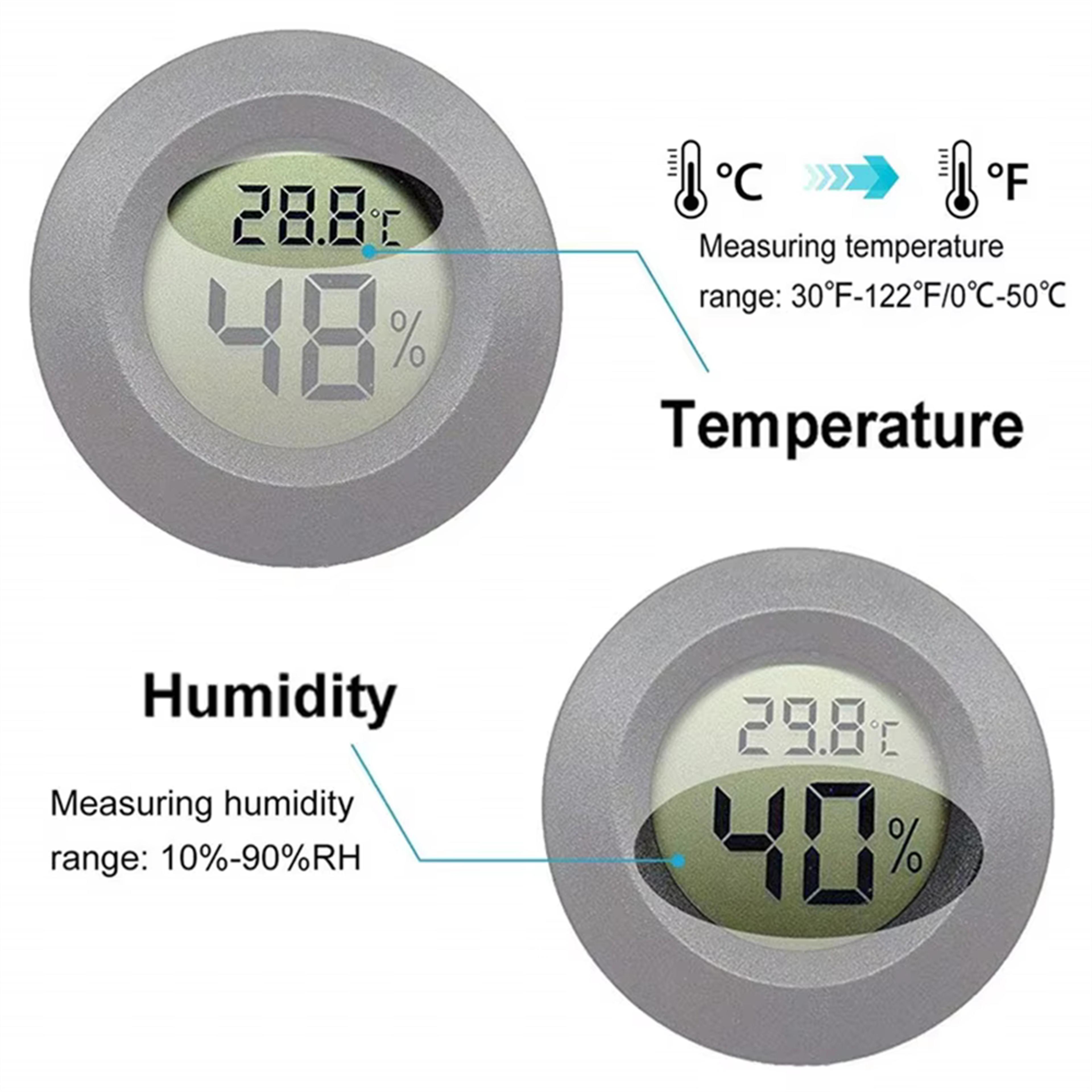Mini Digital Hygrometer Thermometer Indoor Humidity Temperature Monitor Pack 3