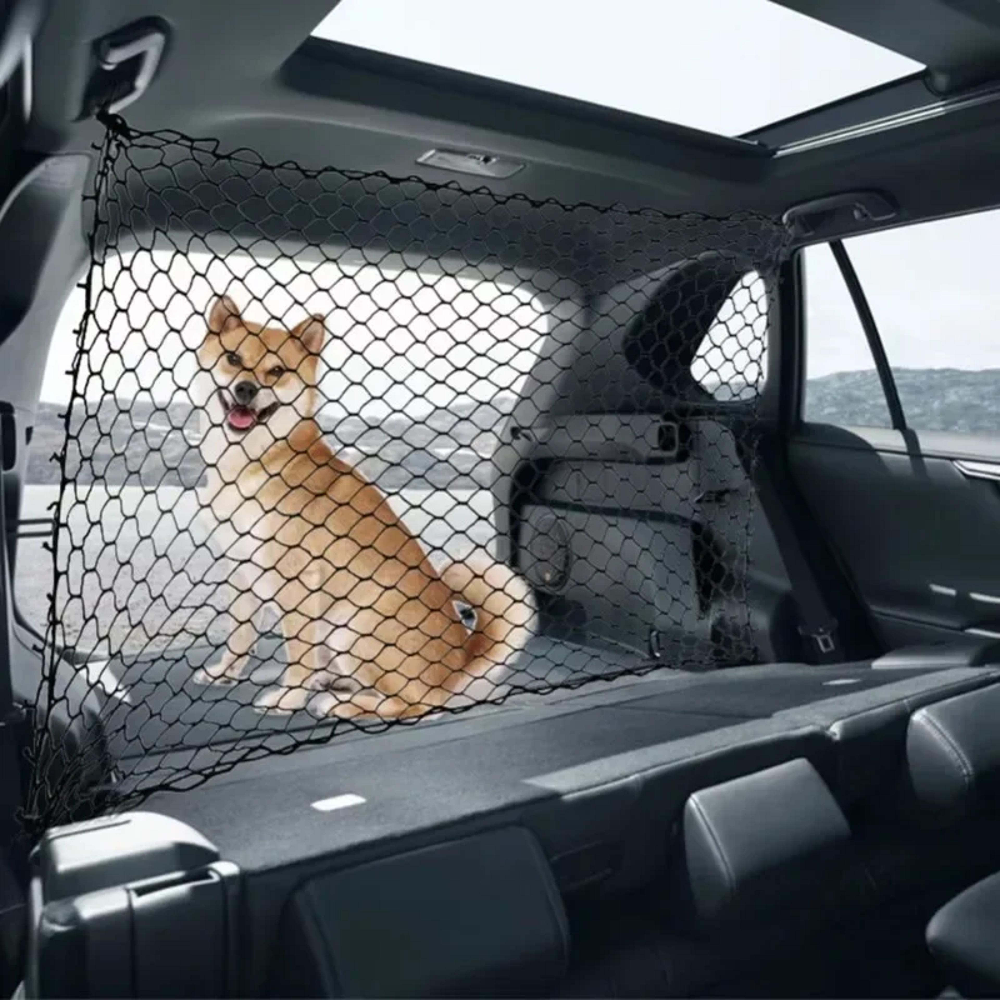 Durable Pet Safety Fence For Vehicles  Elastic Insulation Mesh For Dog  Pet Protection In Cars 1
