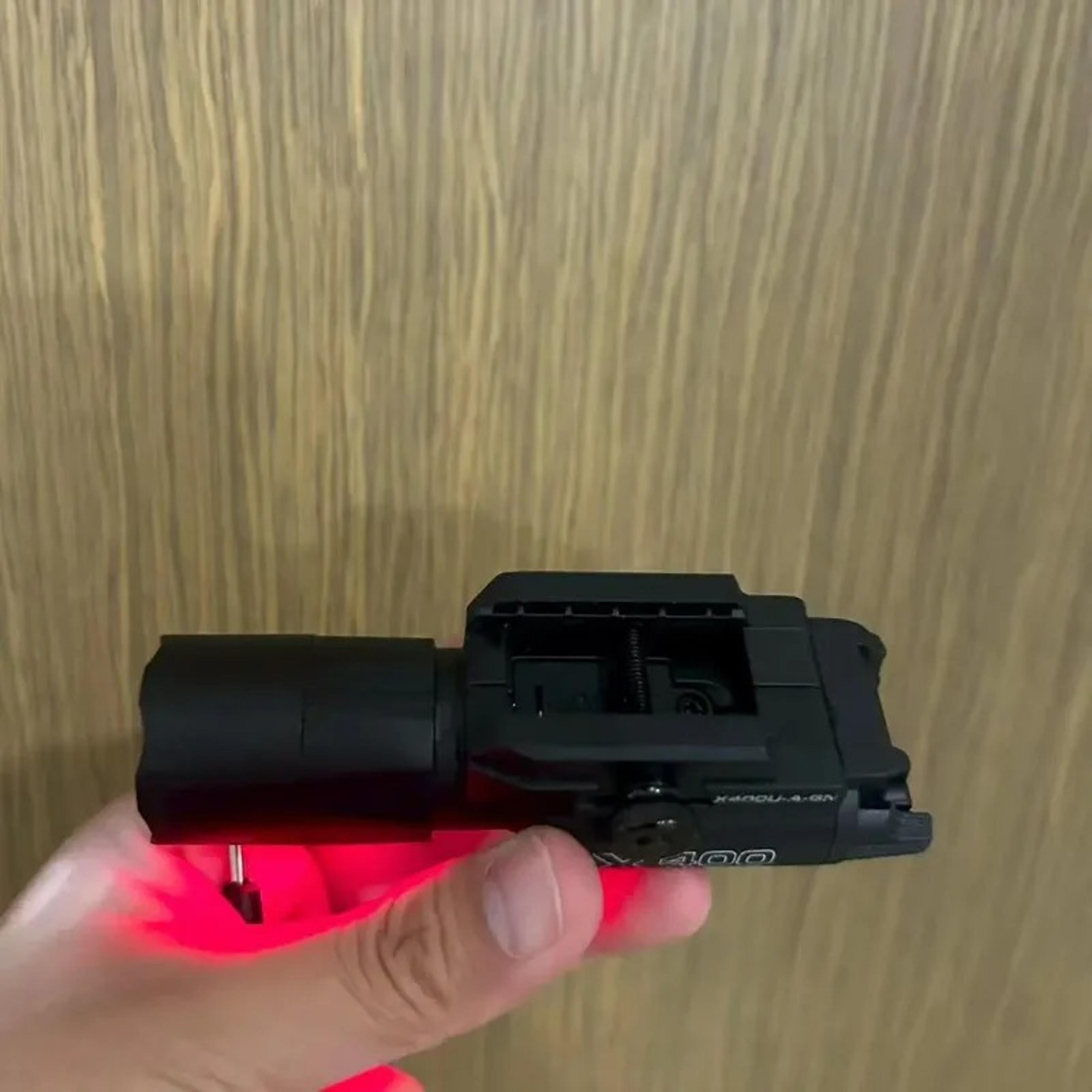 Pistol Light Flashlight With Strobe Mode For Picatinny  GL Rails  Mini Gun Light Hour LED 4