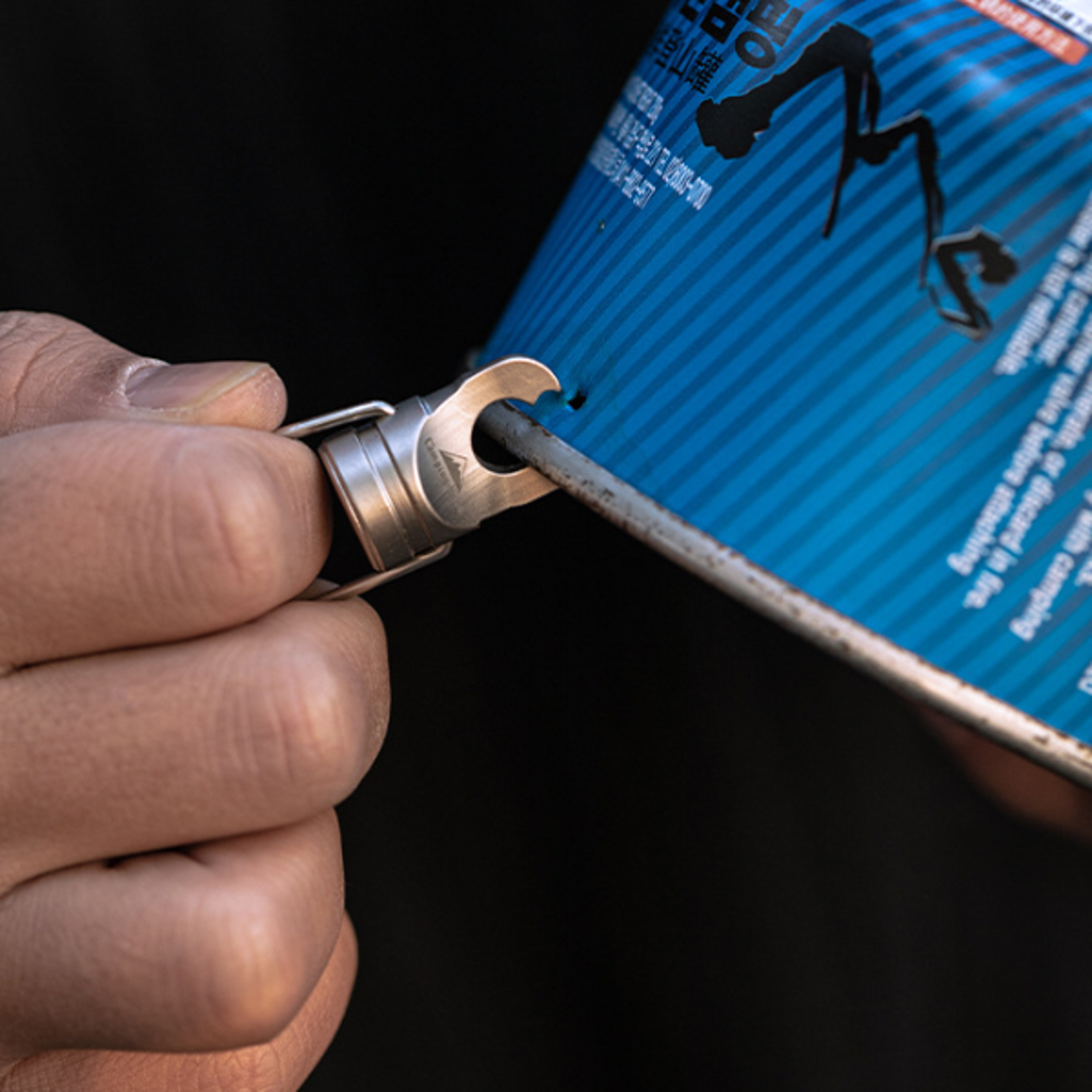 gas cylinder puncher easy seal and keychain-friendly tool for outdoor adventures