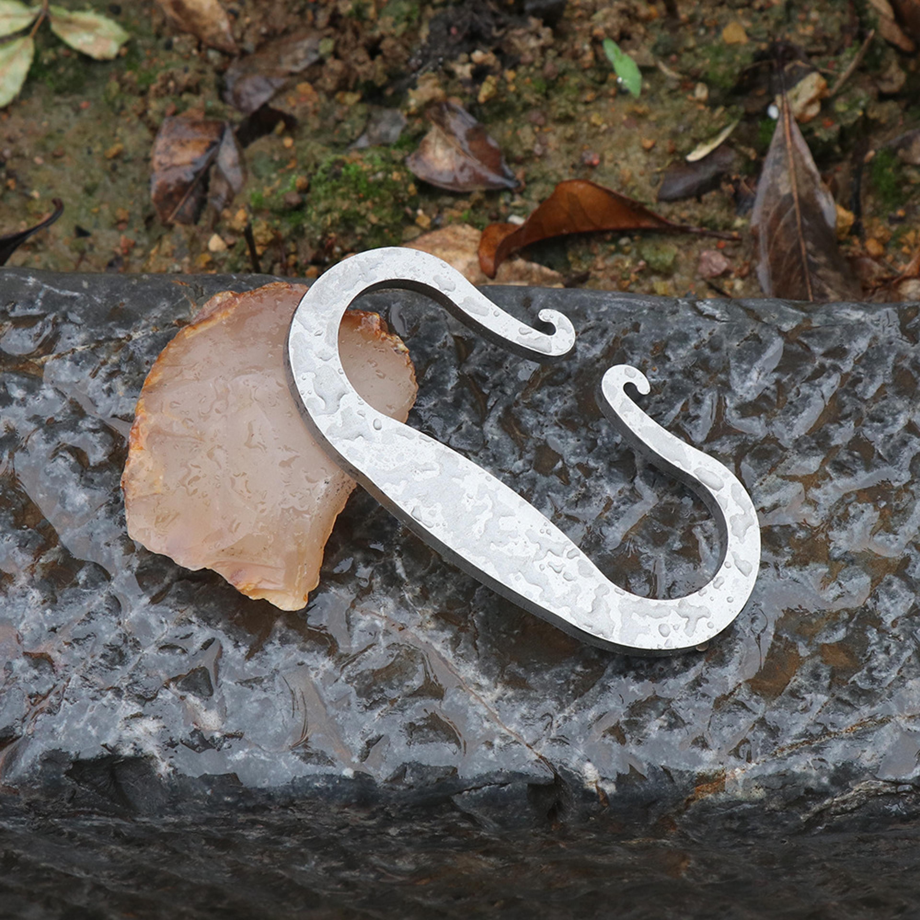 lightweight survival fire sickle durable outdoor fire starter tool