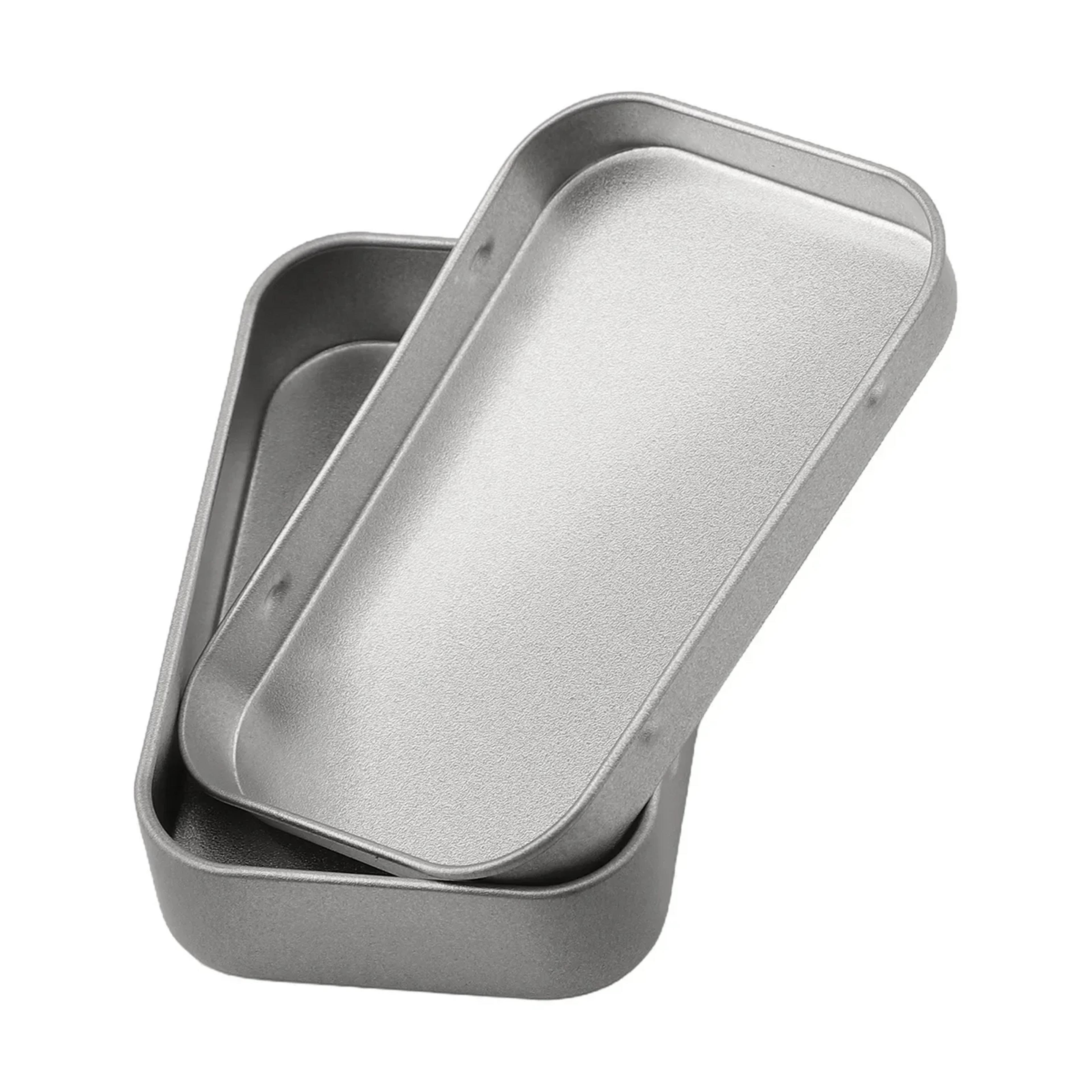 compact tinplate storage box sturdy camping storage box & survival travel case