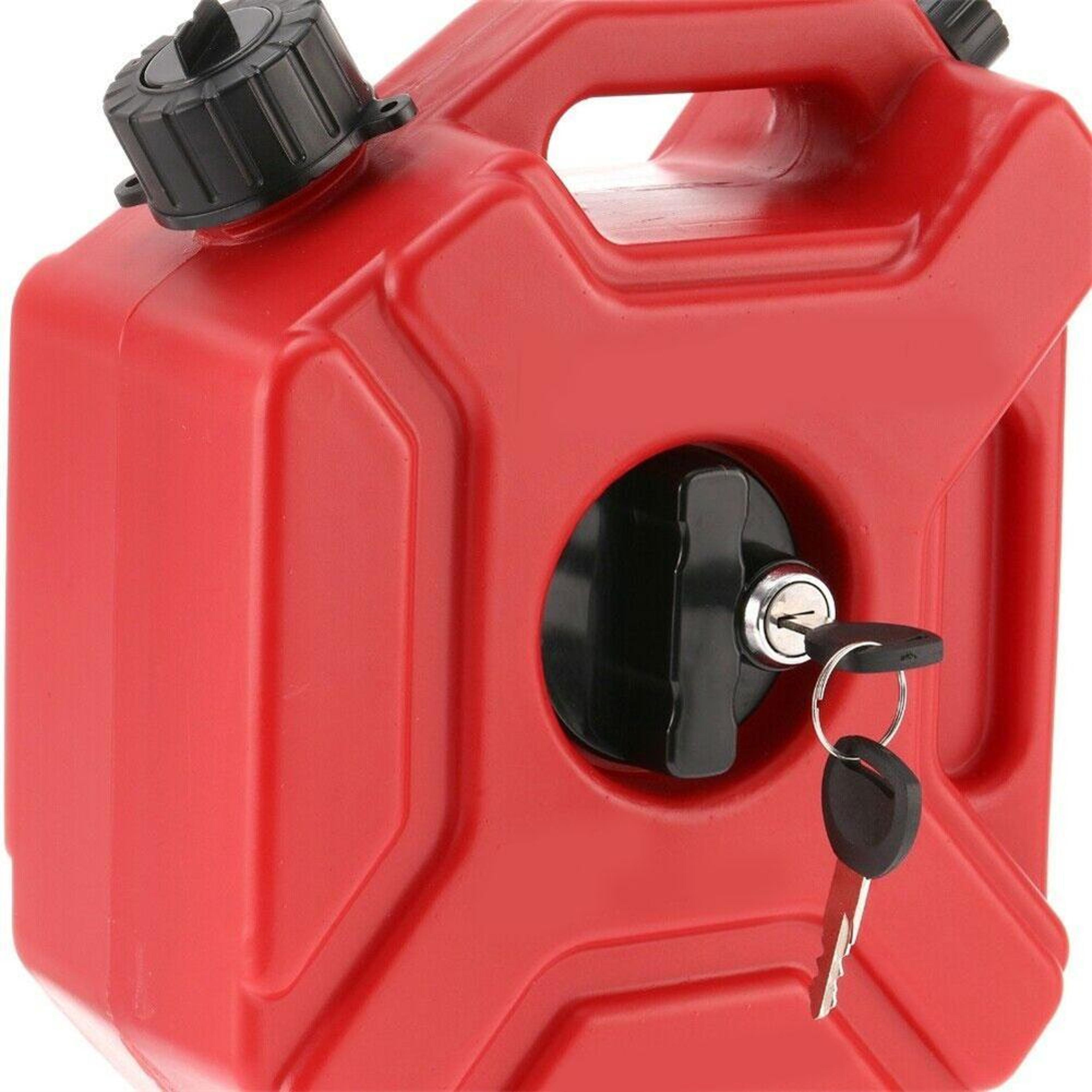universal motorcycle portable fuel tank jerry can red petrol can