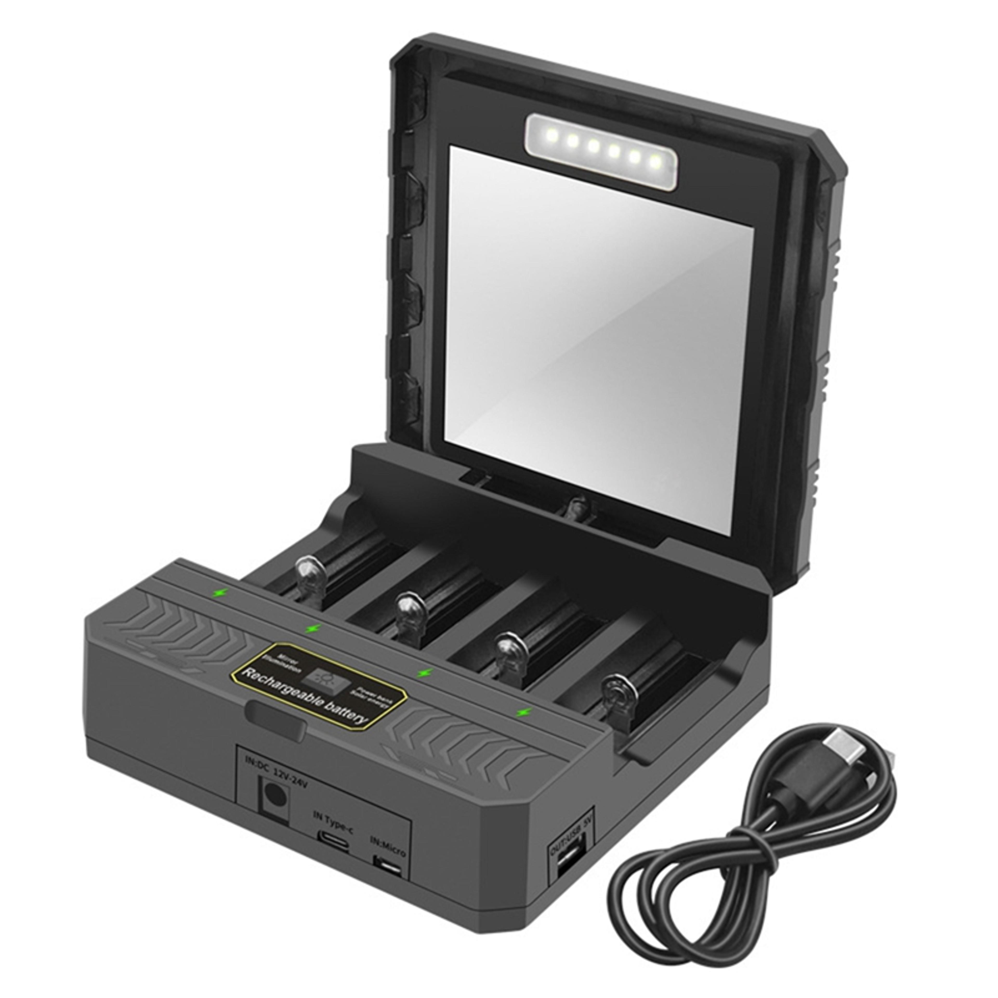 outdoor slot solar battery charger with usb c portable power bank outdoor charger