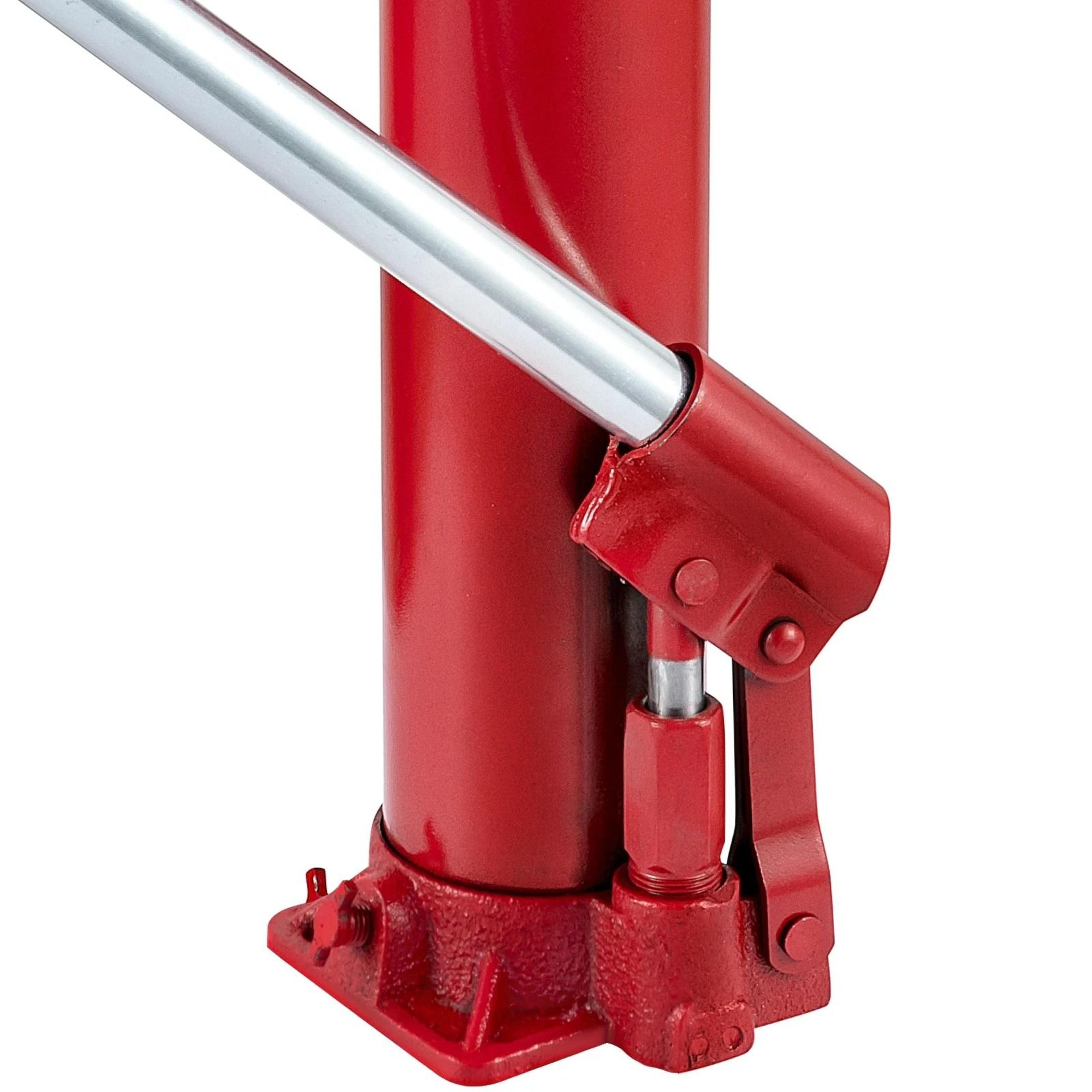 Hydraulic Long Ram Jack Manual Engine Hoist Lift With Flat Base 8