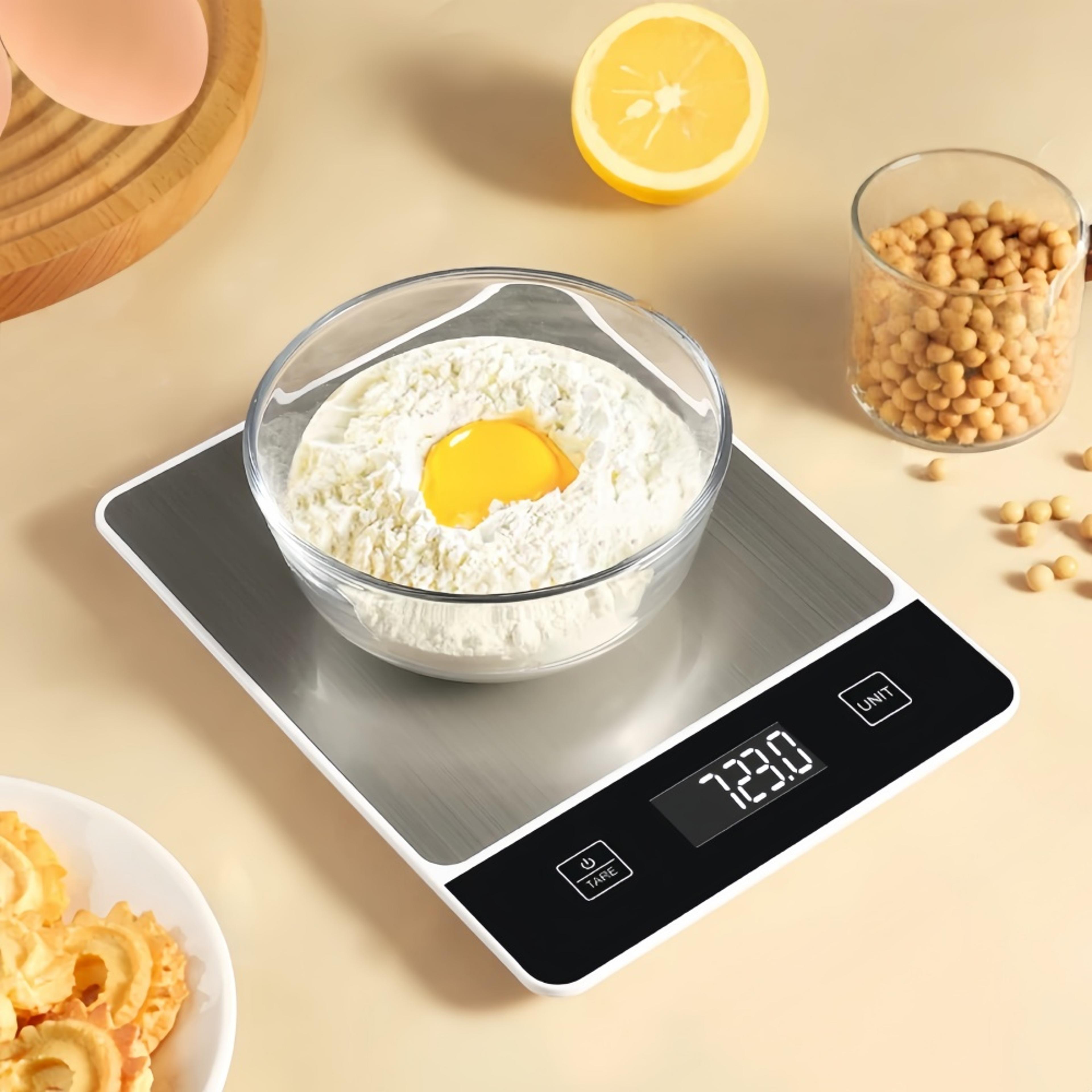 digital kitchen scale precision food scale with led display and waterproof surface