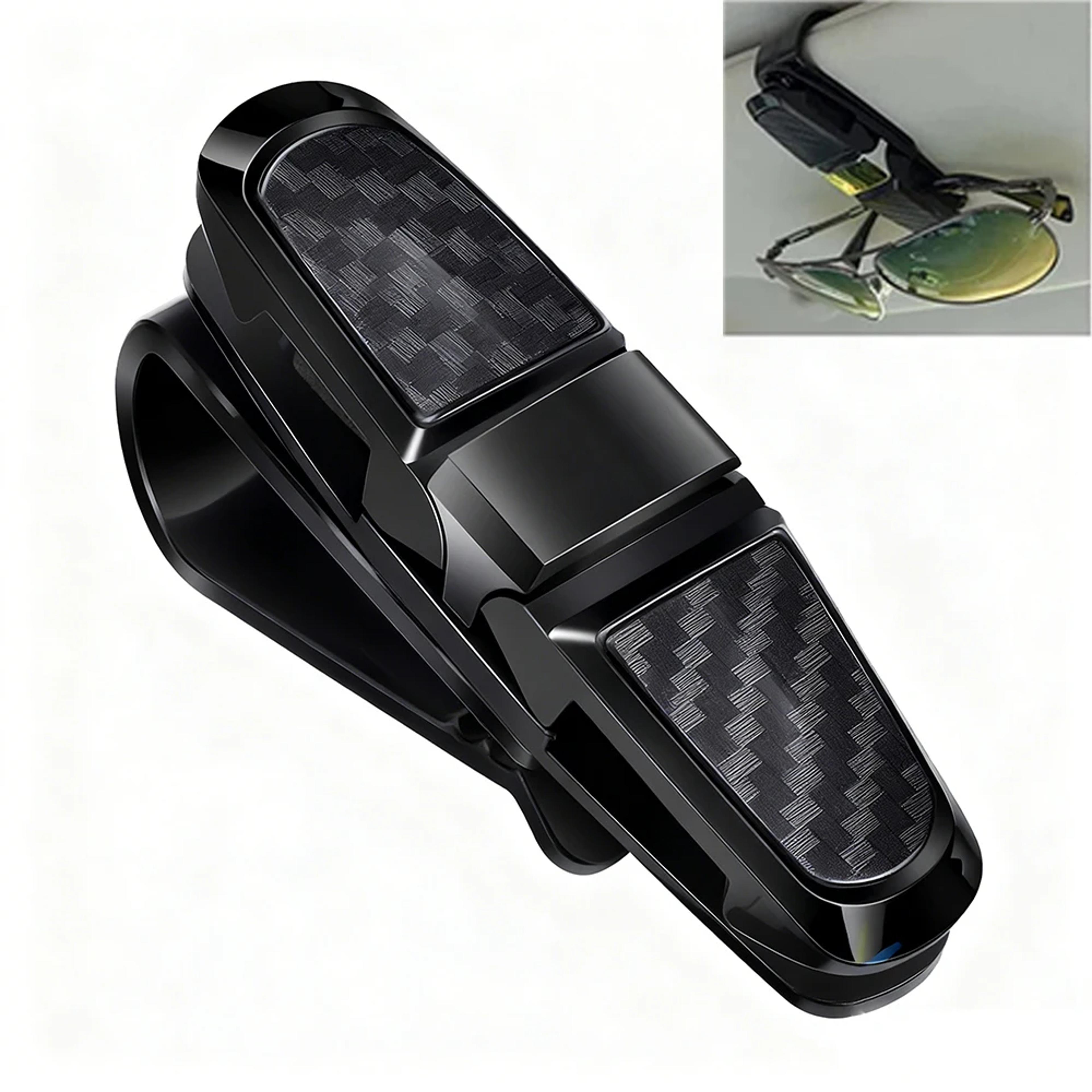 universal car visor glasses & ticket holder premium car sun visor glasses holder clip