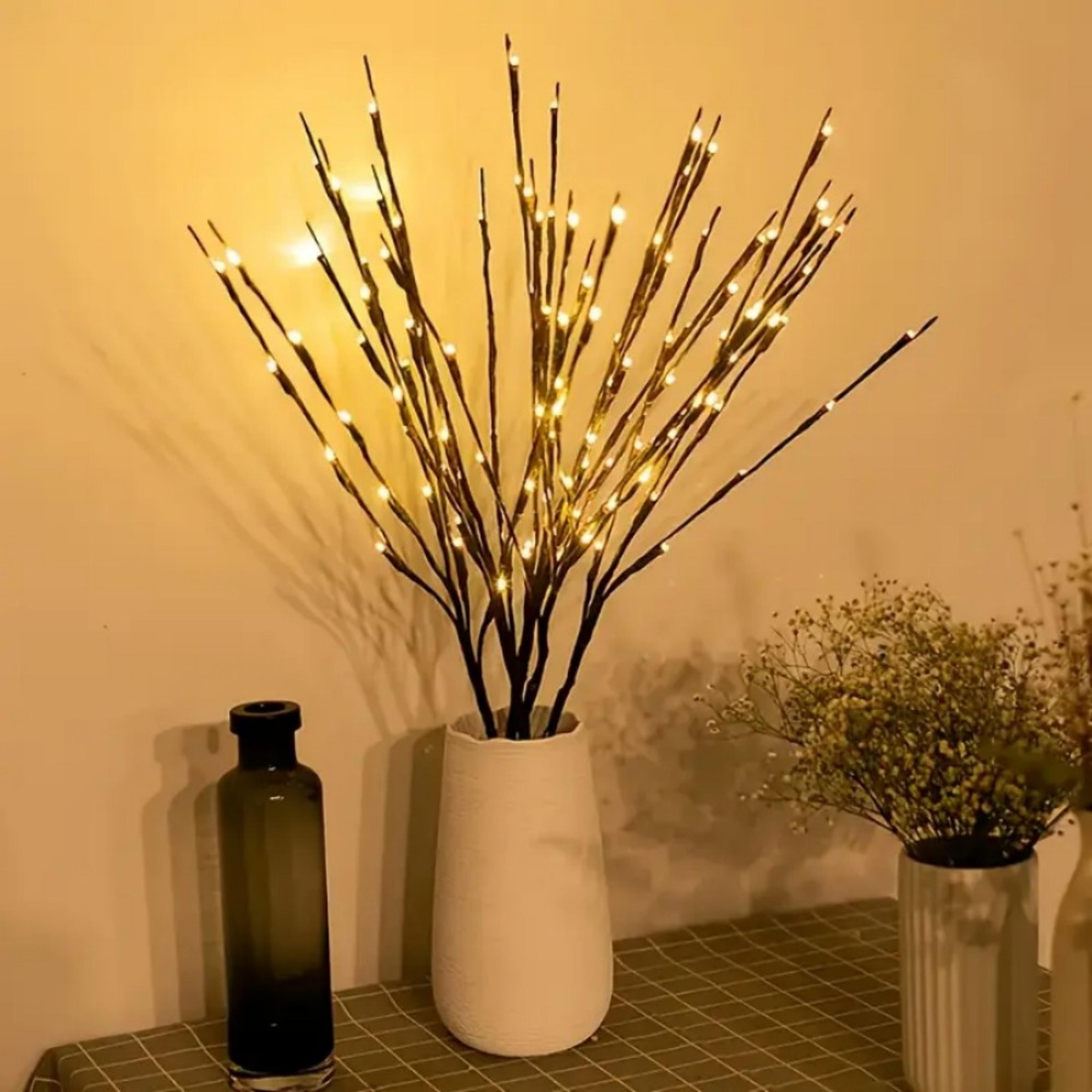 warm white led branch lights battery operated fairy lights decor for cozy home ambiance