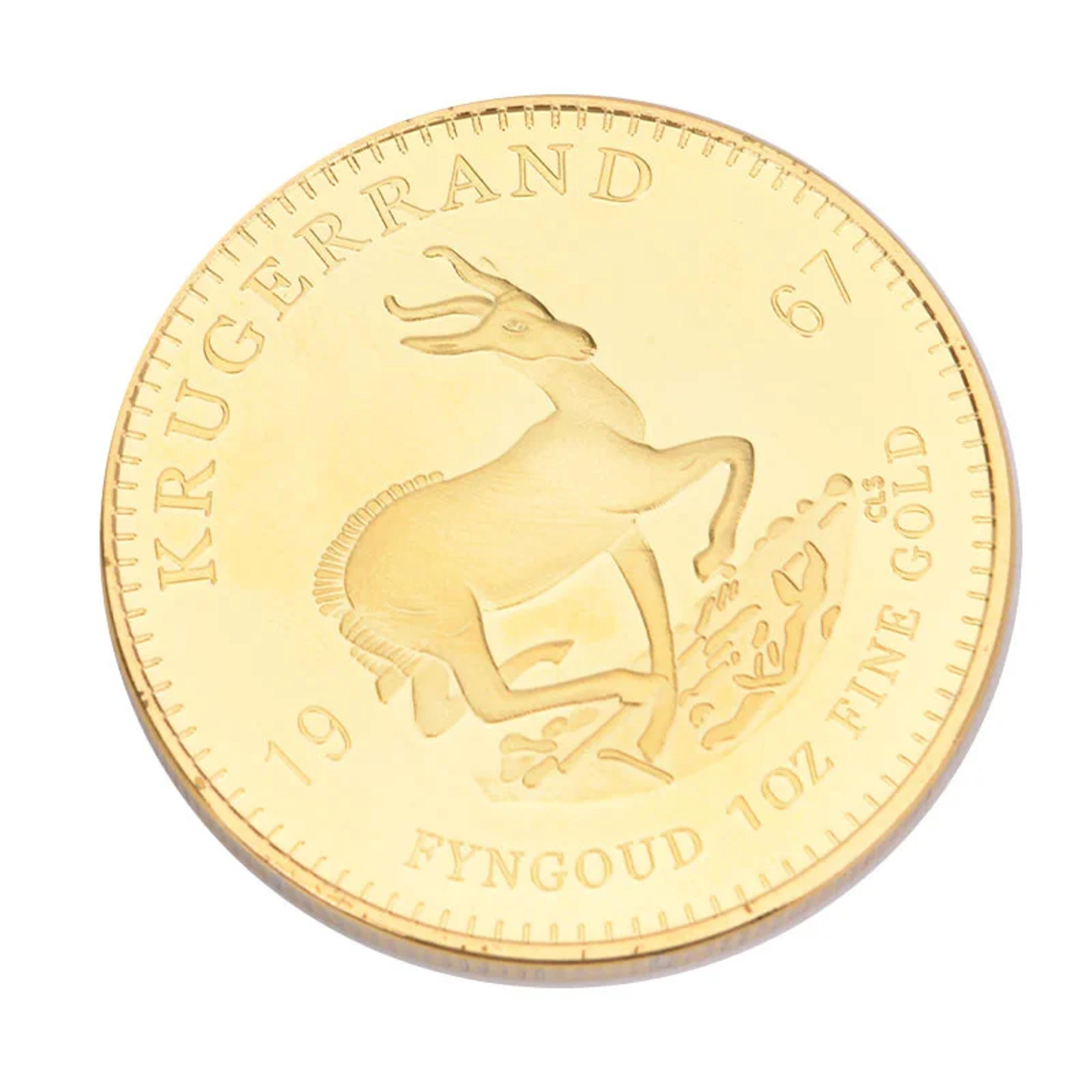 Premium Paul Kruger Krugerrand Gold Coin Replica Collectible Gold Coin Collectible Decor 4
