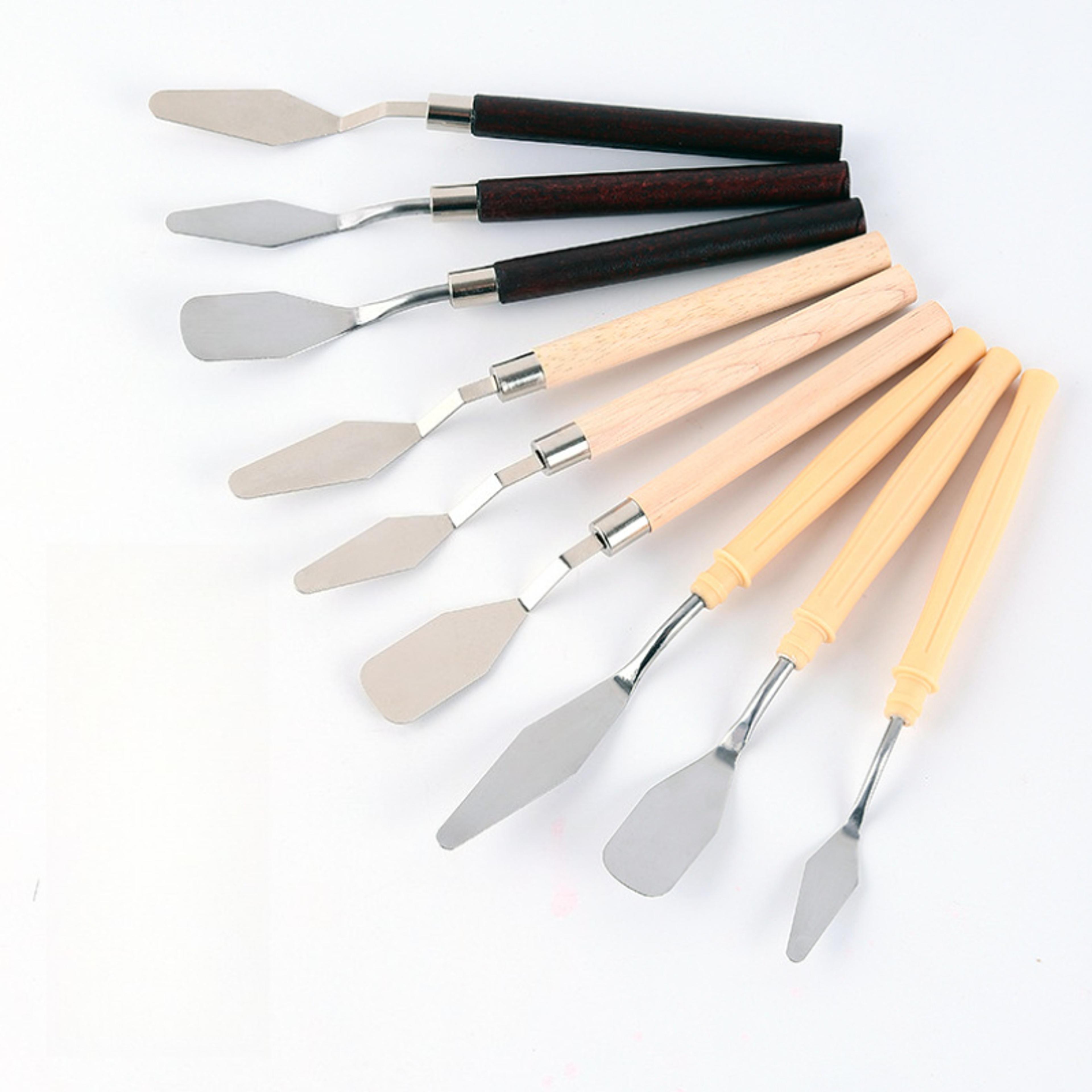 stainless steel buttercream spatula set for cake decorating & palette knife baking tools