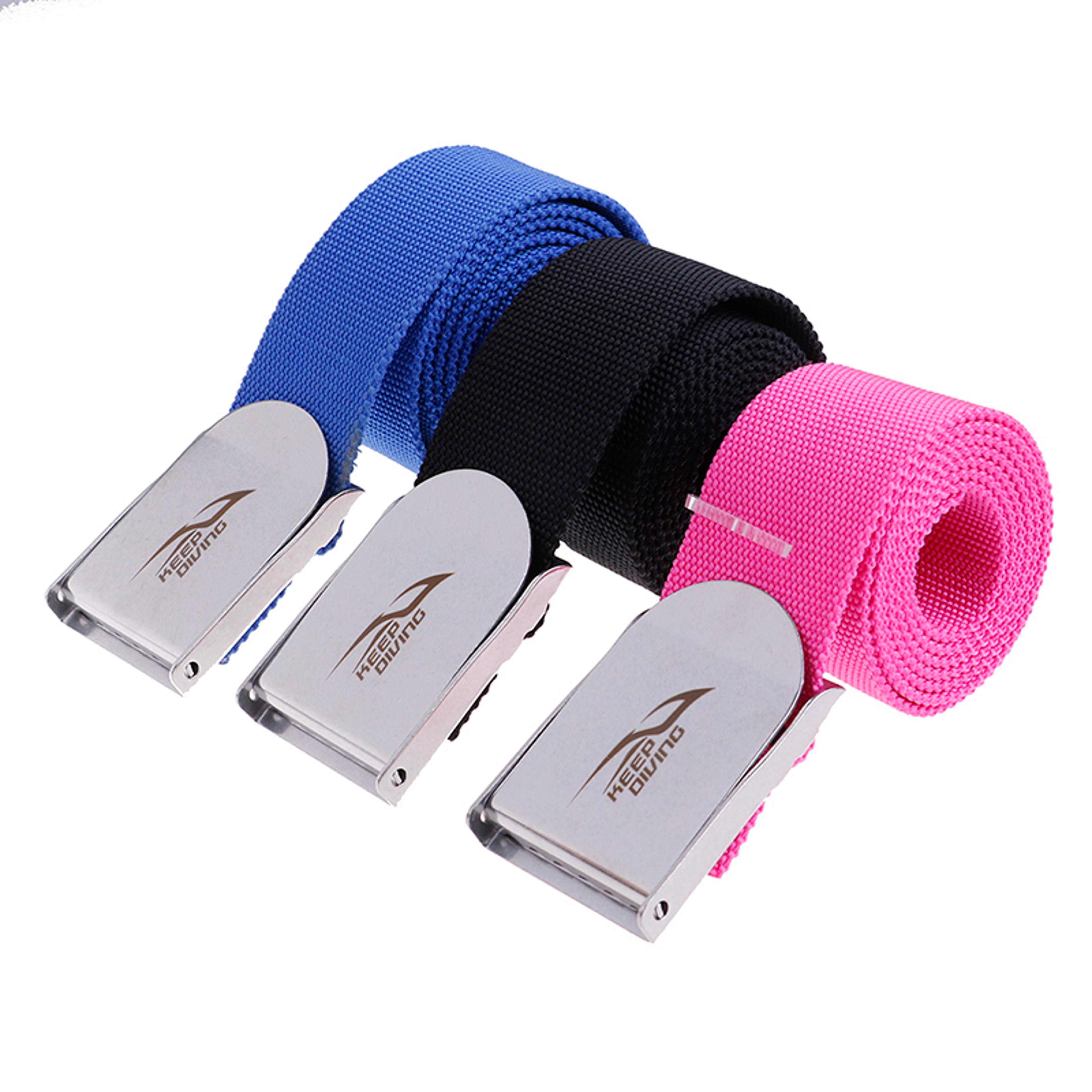 adjustable diving weight belt with quick release buckle for secure snorkeling and scuba comfort