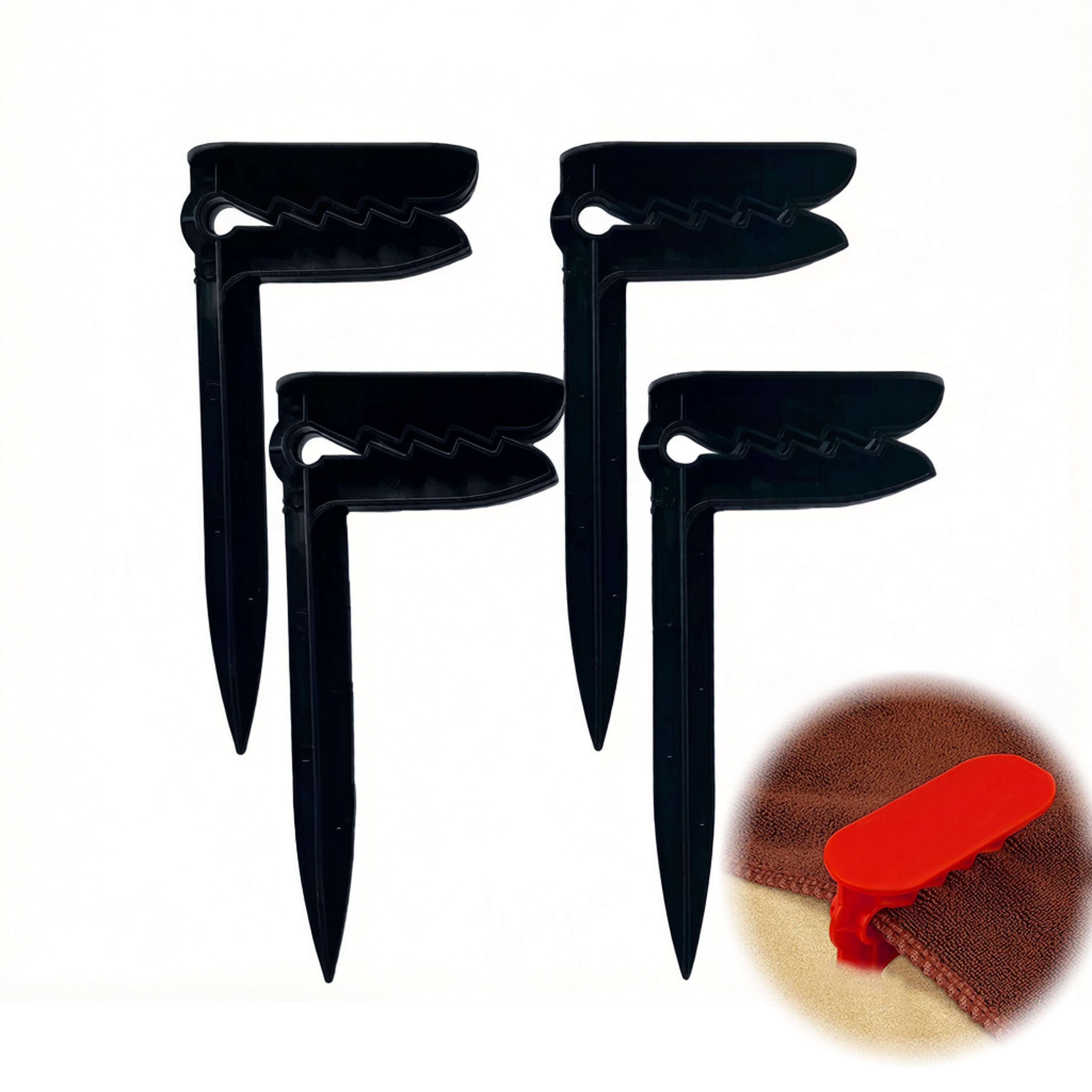 windproof beach towel clips set heavy duty picnic blanket & camping towel clamps