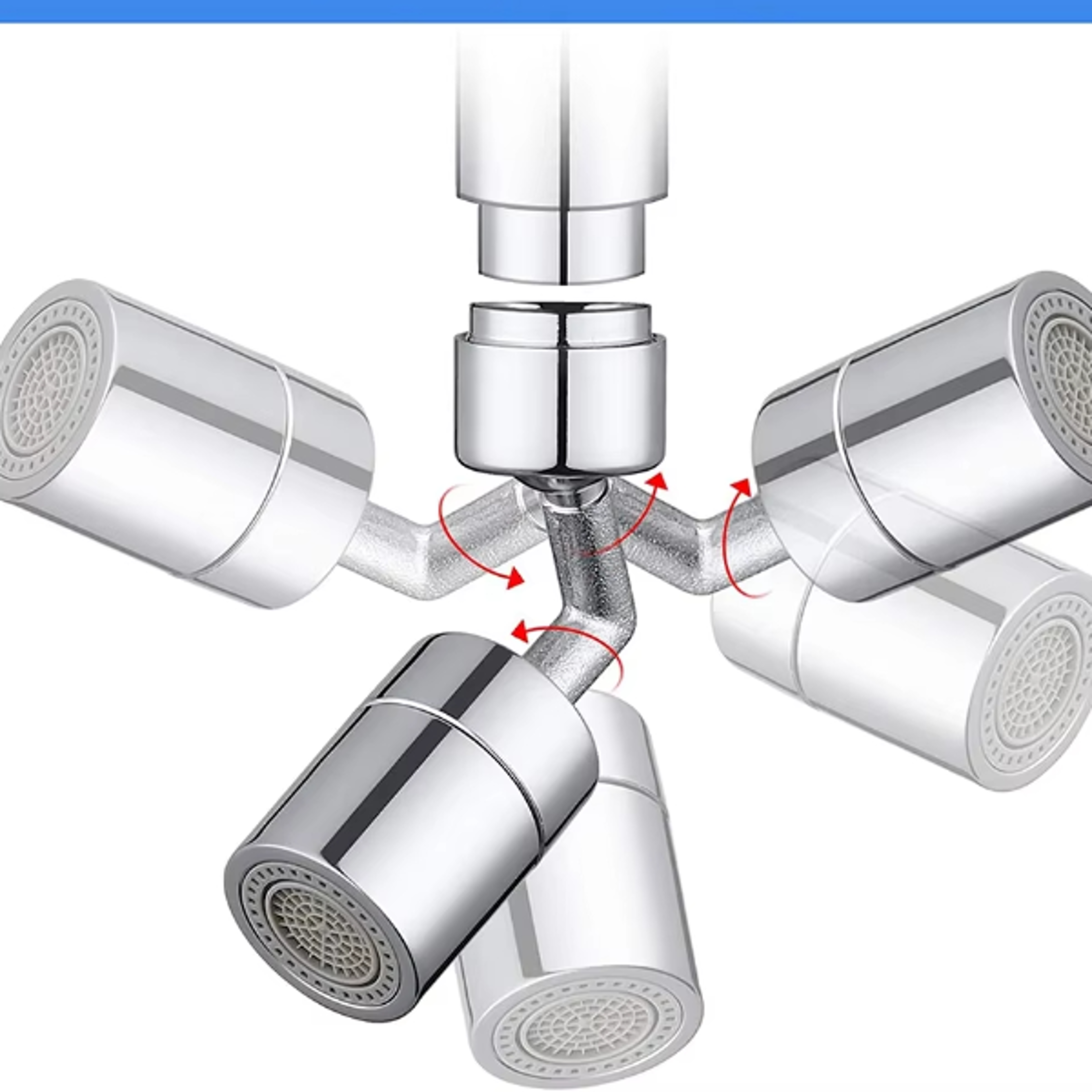 rotating faucet extender aerator splash proof water saving adapter