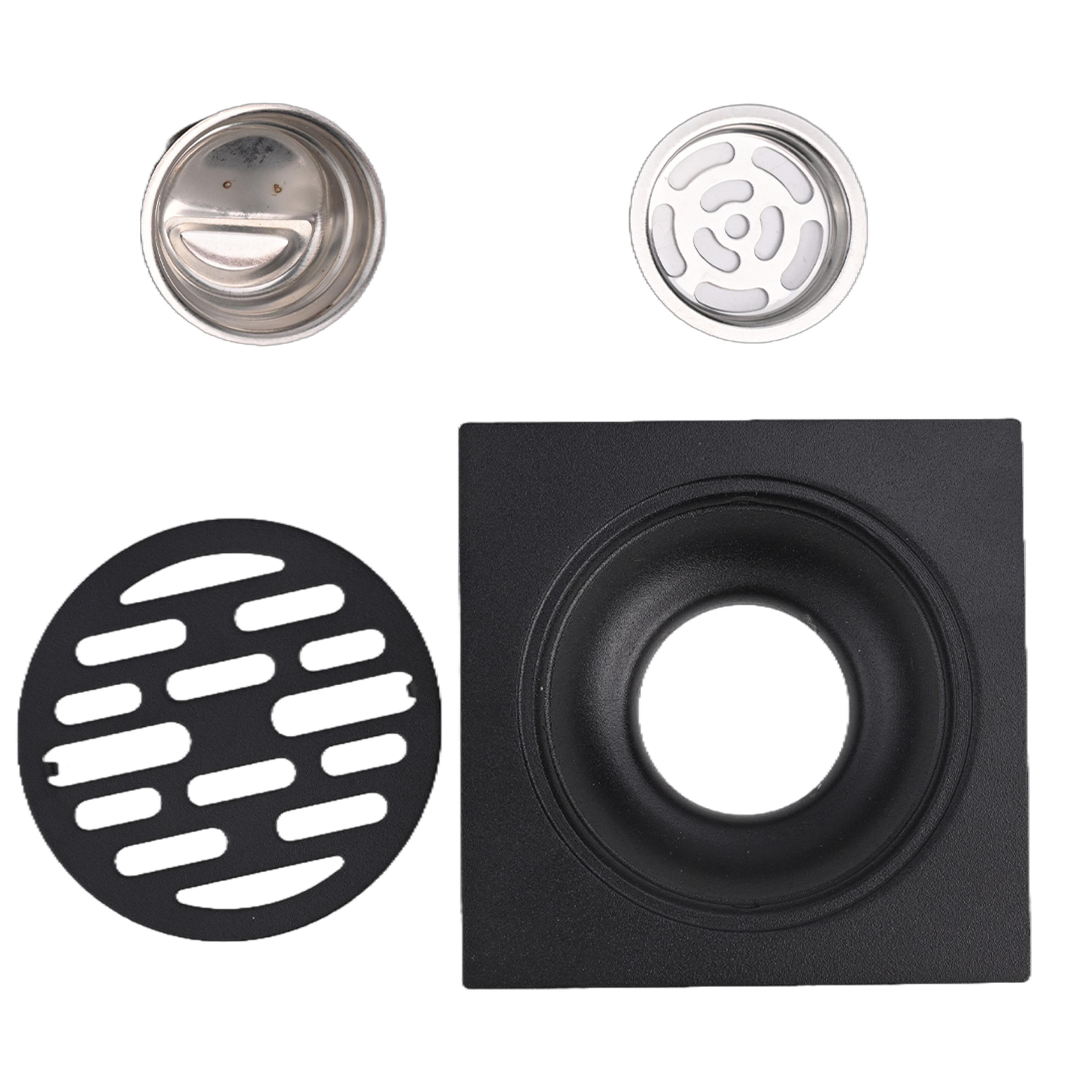Stainless Steel Floor Drain Cover With Backflow Preventer And Anti Odor Insect Blocker 1