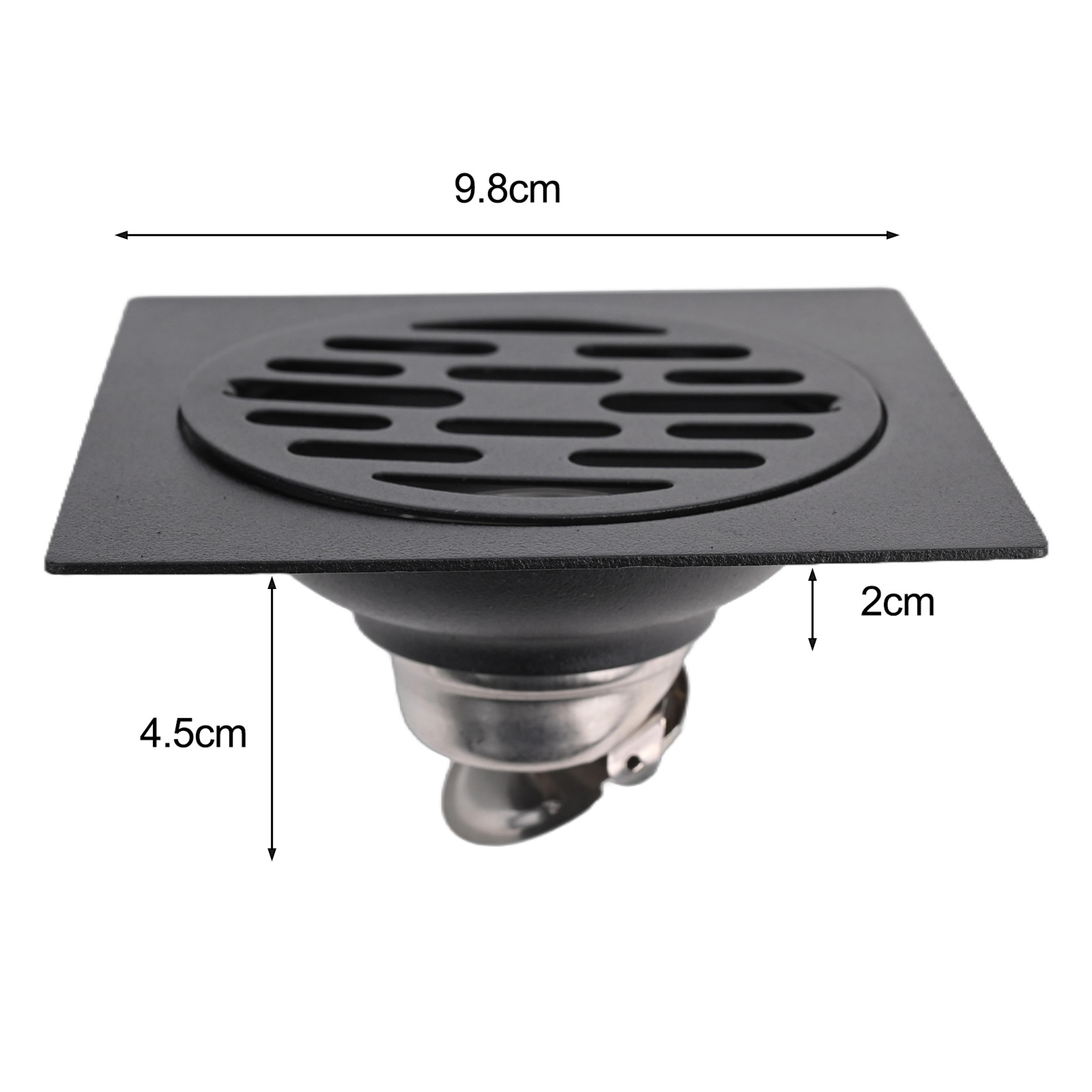 Stainless Steel Floor Drain Cover With Backflow Preventer And Anti Odor Insect Blocker 5