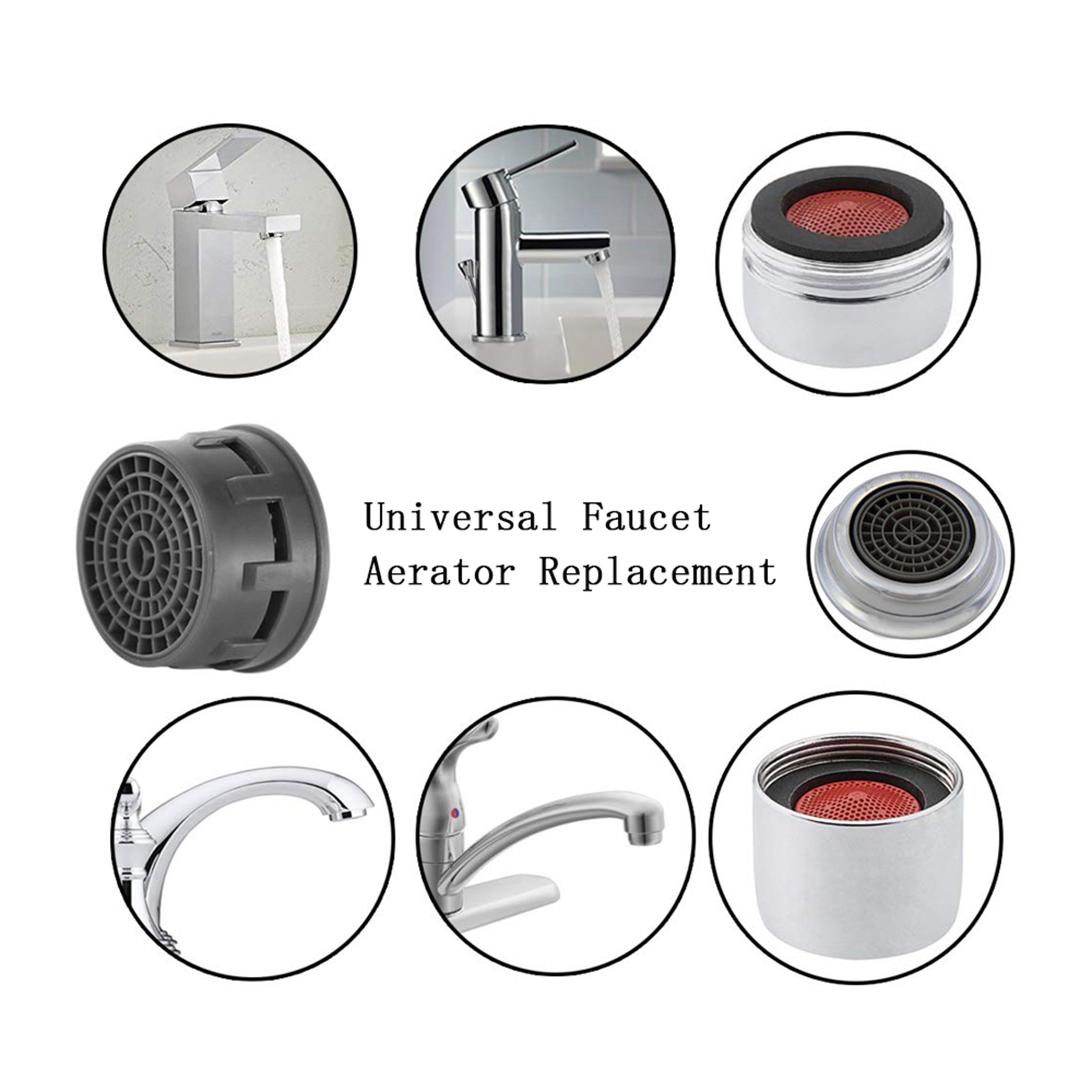 Universal Faucet Aerator Replacement Set Water Saving Tap Filter Inserts For Kitchen And Bathroom 4