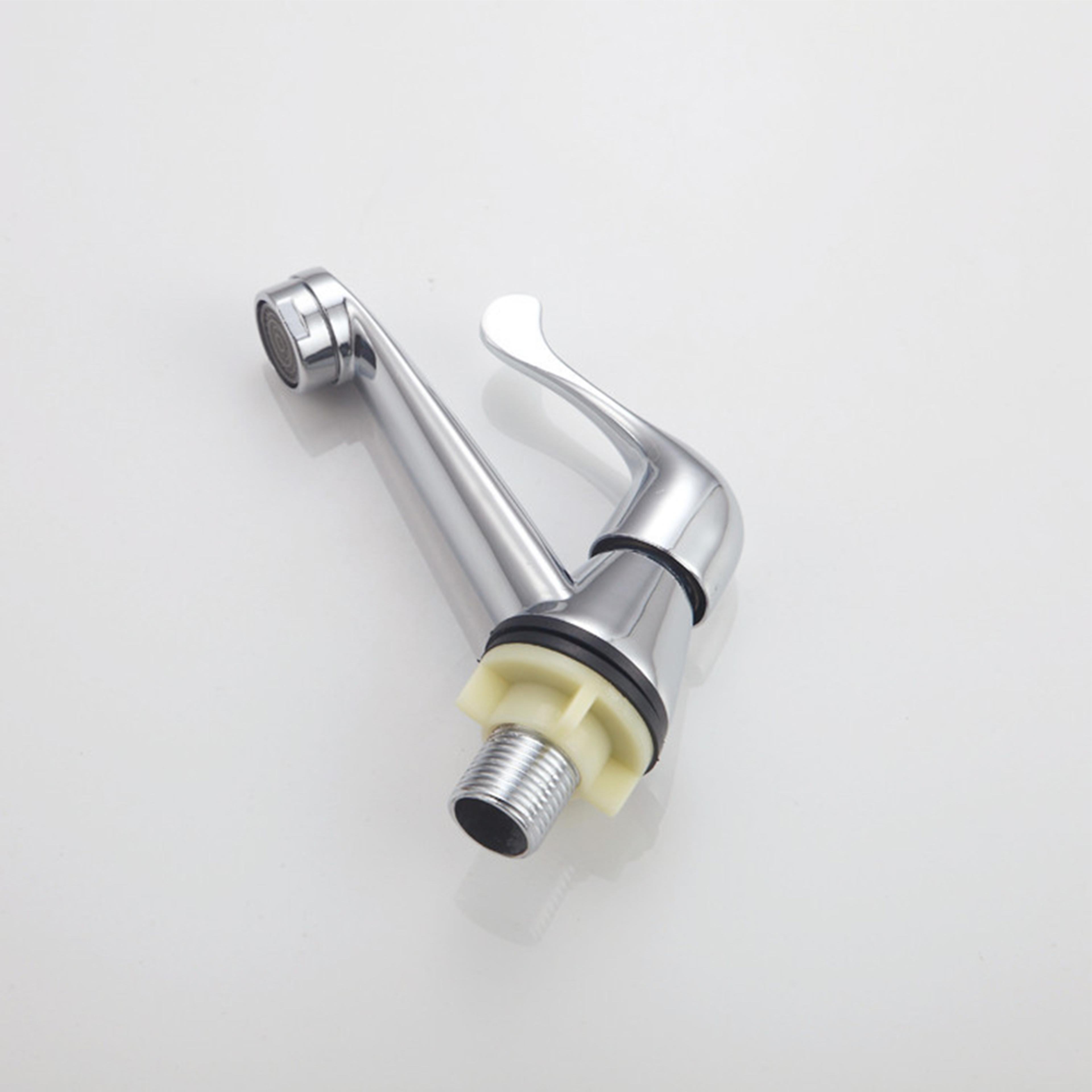 modern single cold water faucet for bathroom and kitchen sink durable basin tap