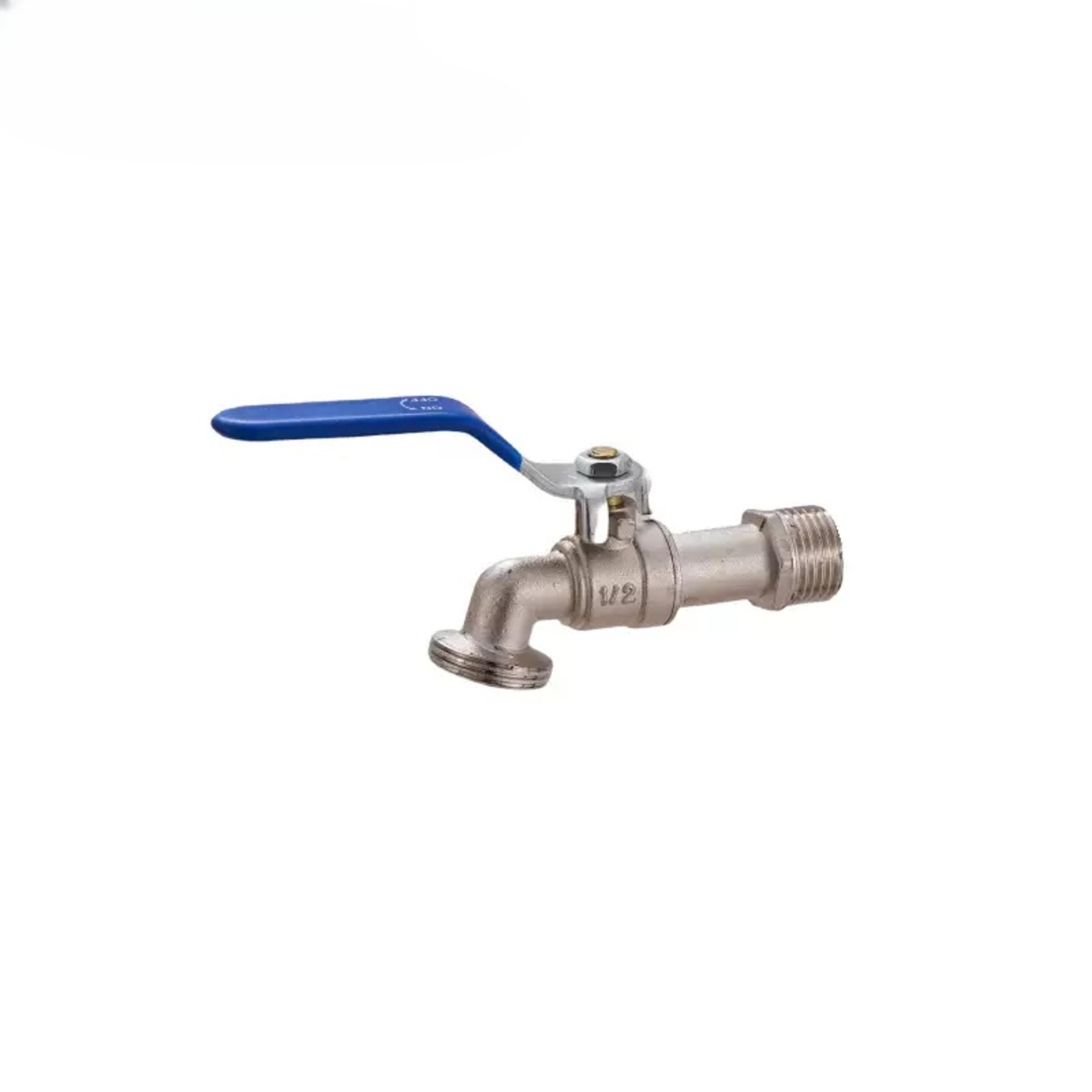 Dual Outlet Zinc Alloy Garden Faucet Heavy Duty Outdoor Bibcock For Irrigation And Home Use 6