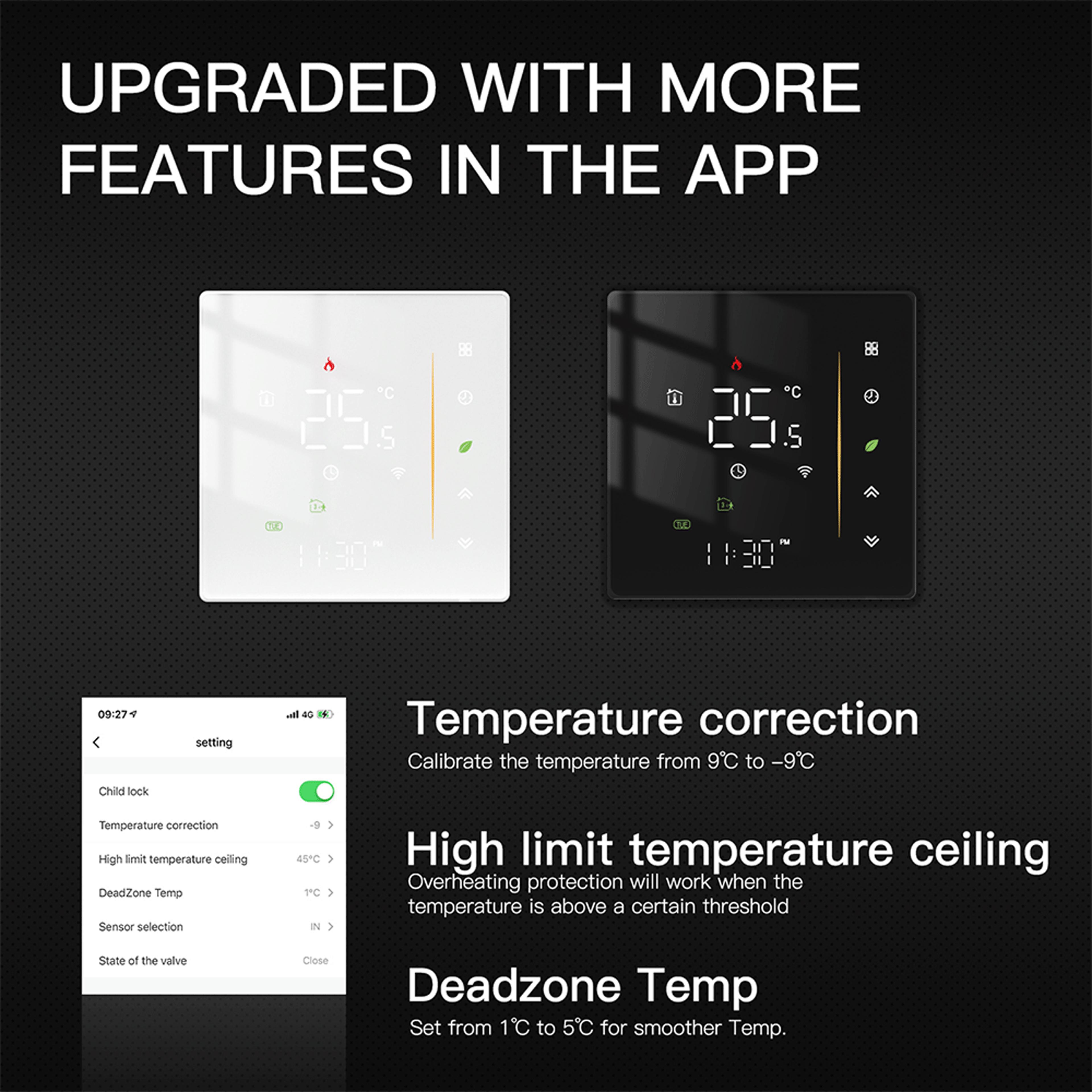 MOES Zigbee Smart Thermostat For Floor Heating  Boiler Control With Alexa 3