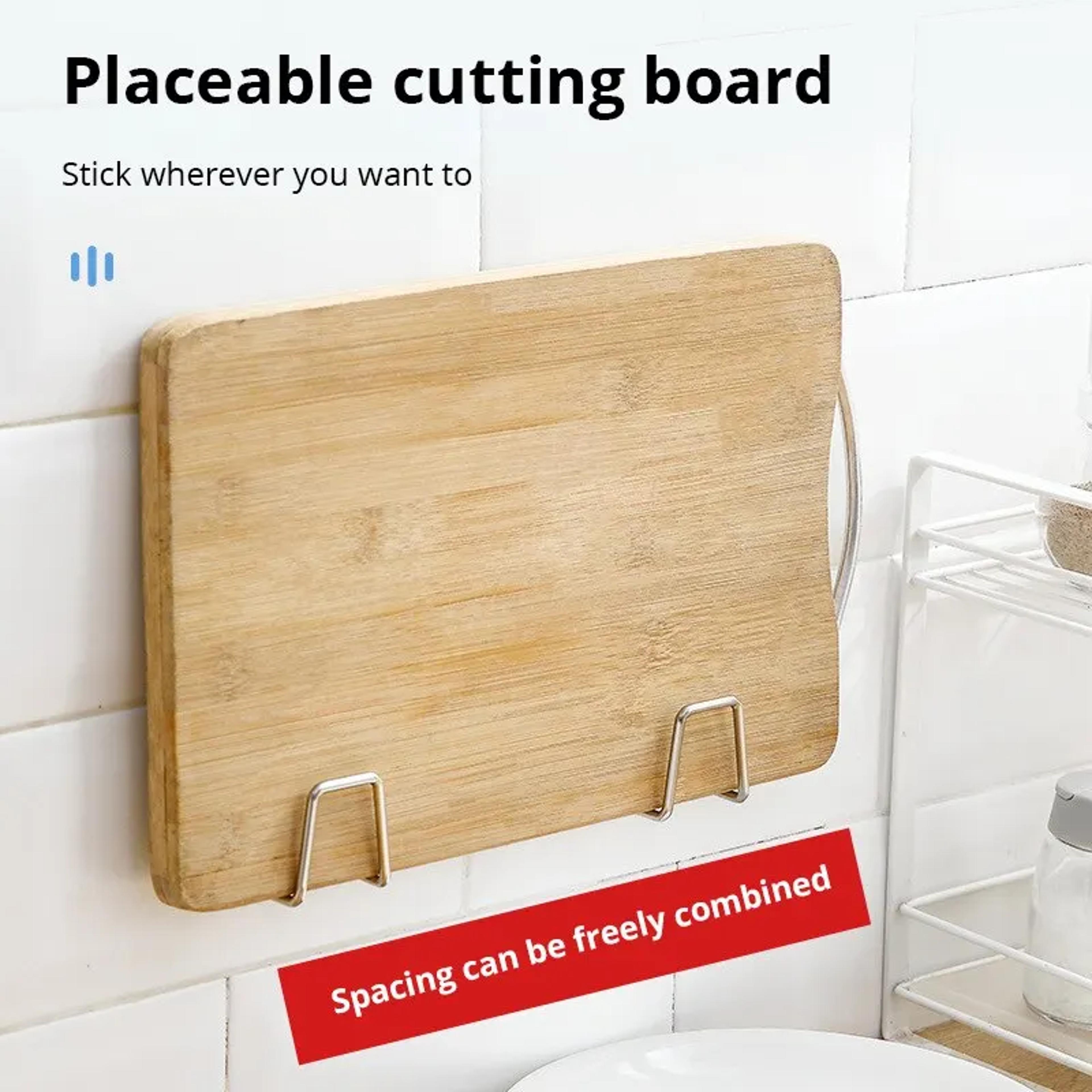 Stainless Steel Sink Organizer Rack Adhesive Sponge Holder Kitchen Wall Storage Shelf 3