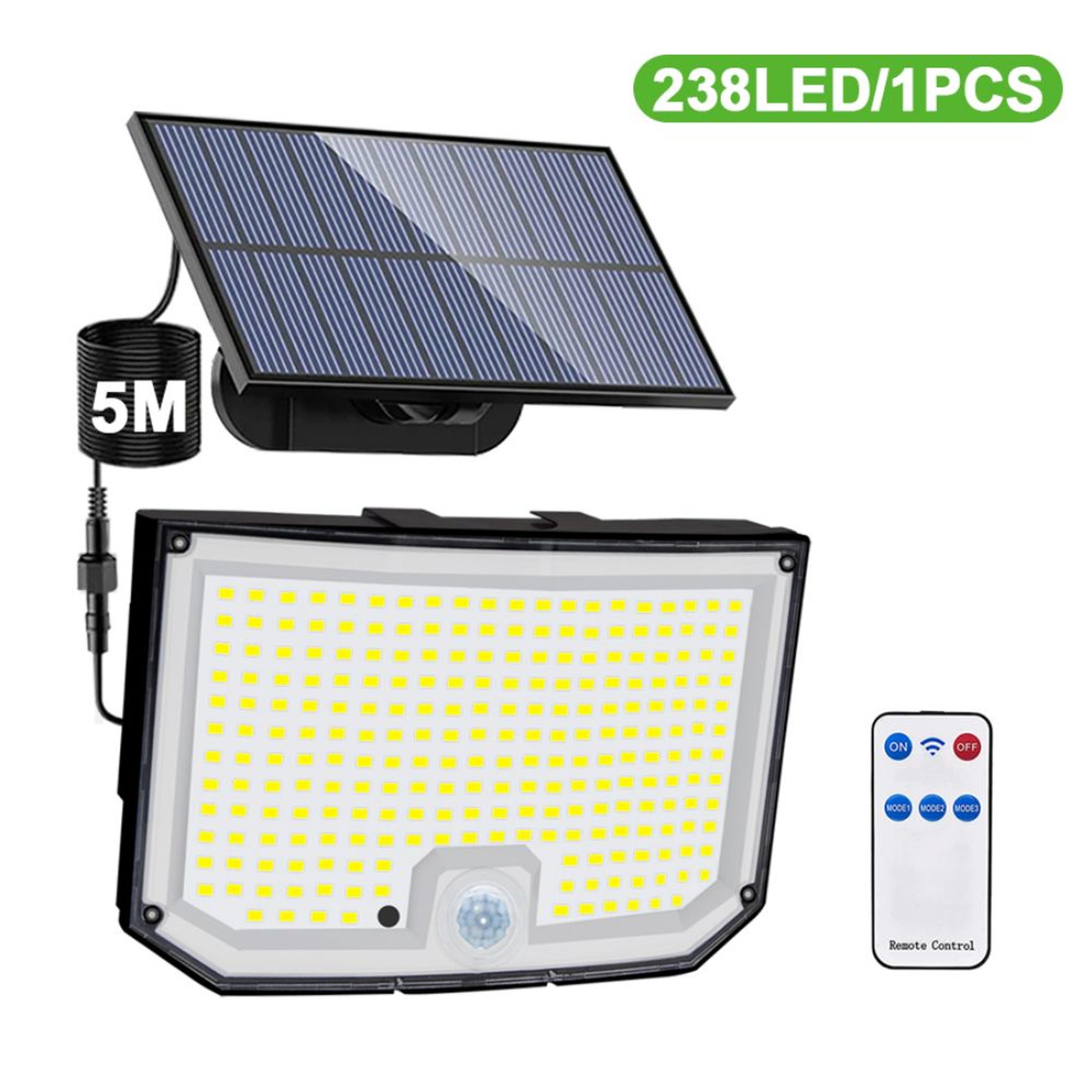 Solar Motion Sensor LED Wall Light Outdoor Waterproof Security Lamp 5