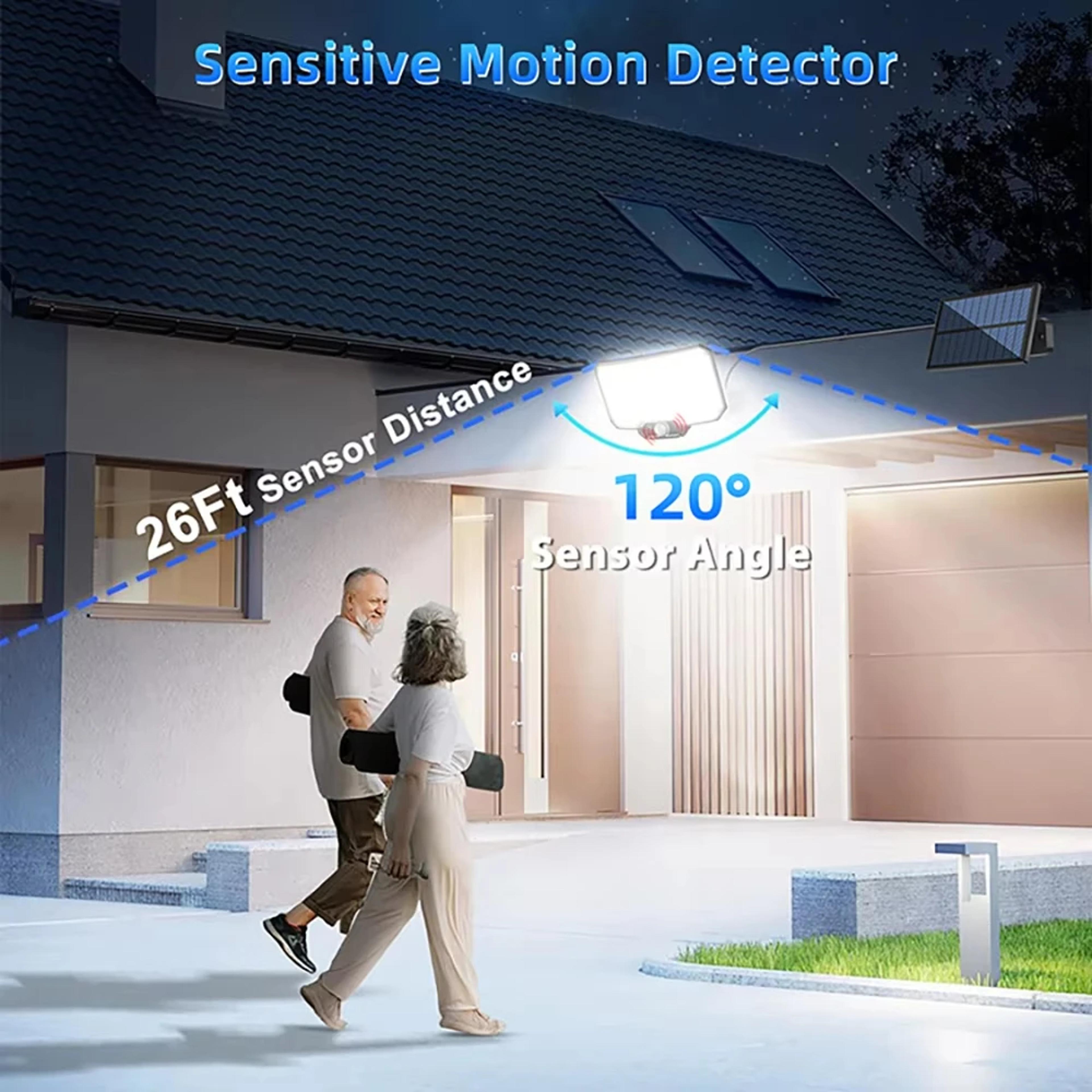 Solar Motion Sensor LED Security Light LED Waterproof Outdoor Flood Light 5