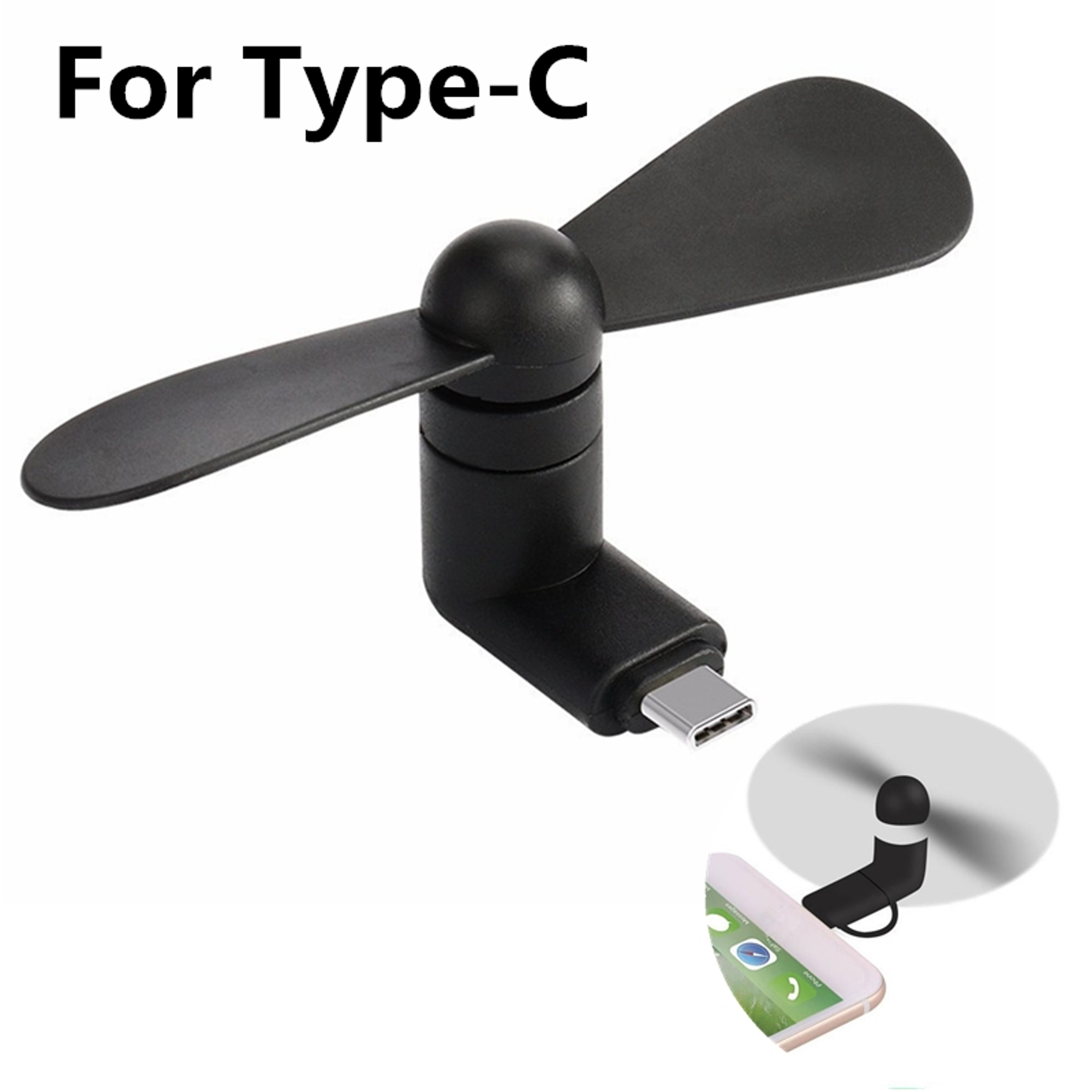 Portable USB C Mini Fan For Phone Compact Plug In Cooling Fan For Instant Breeze Anywhere 1