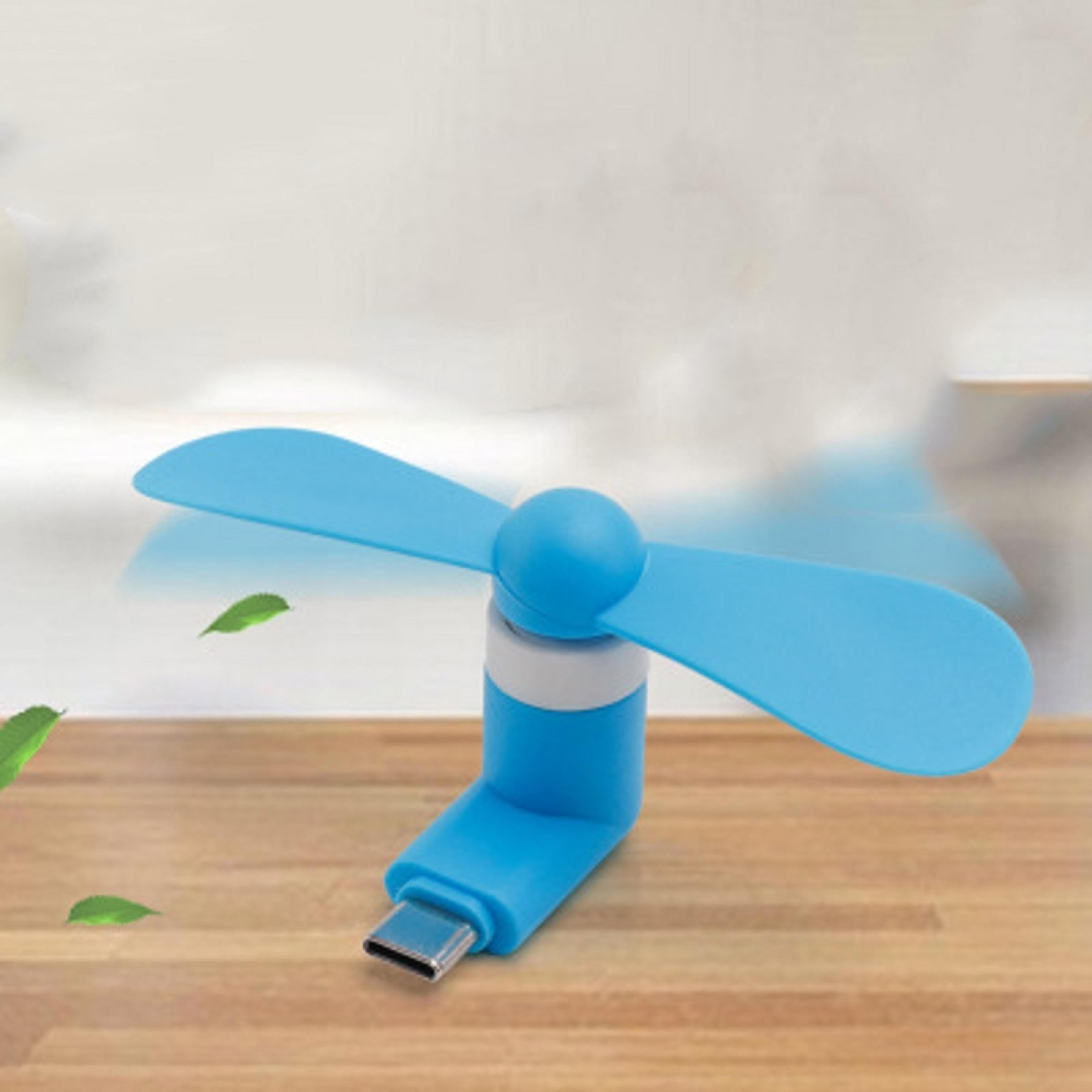 Portable USB C Mini Fan For Phone Compact Plug In Cooling Fan For Instant Breeze Anywhere 7