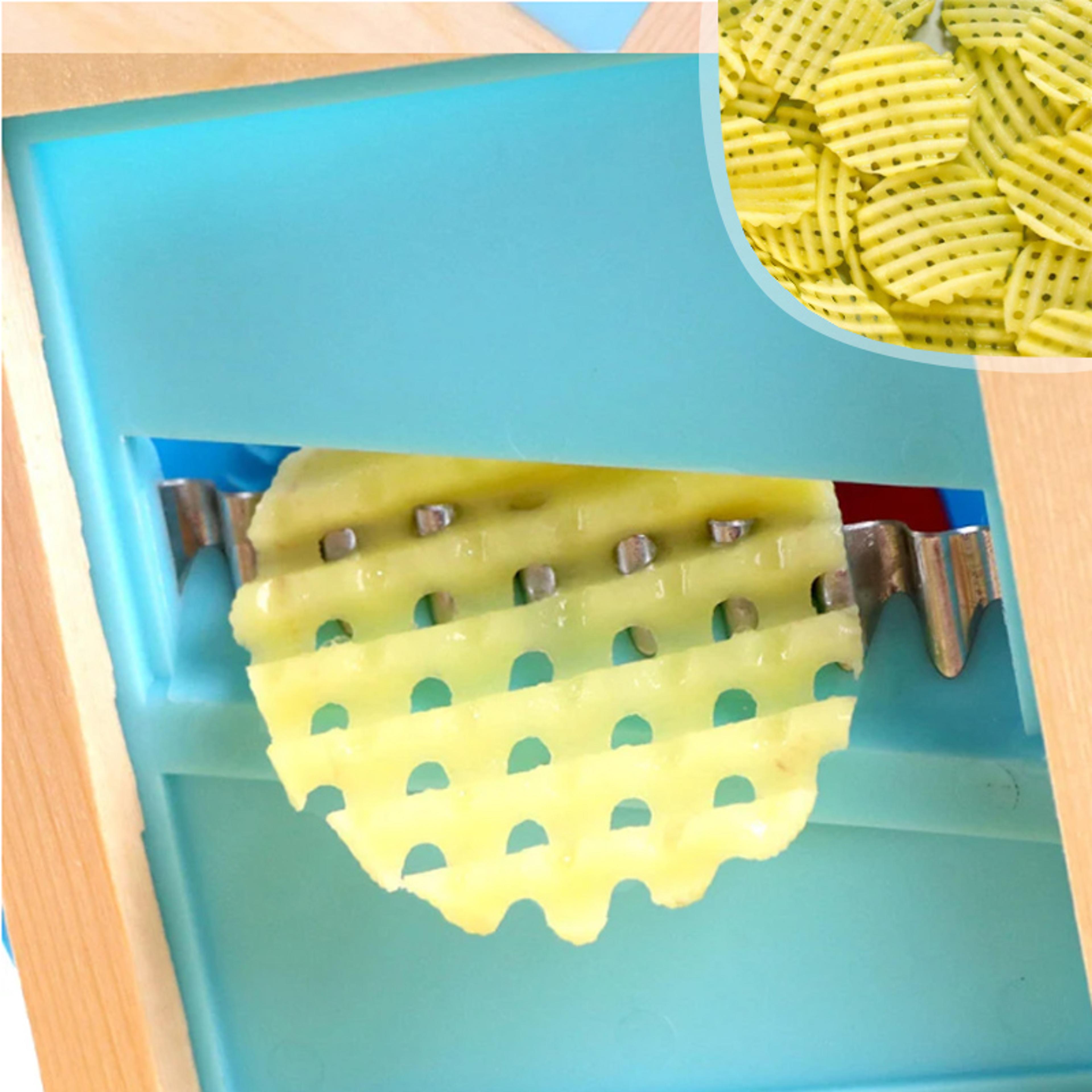 Stainless Steel French Fry Cutter And Vegetable Slicer With Safety Hand Guard 2