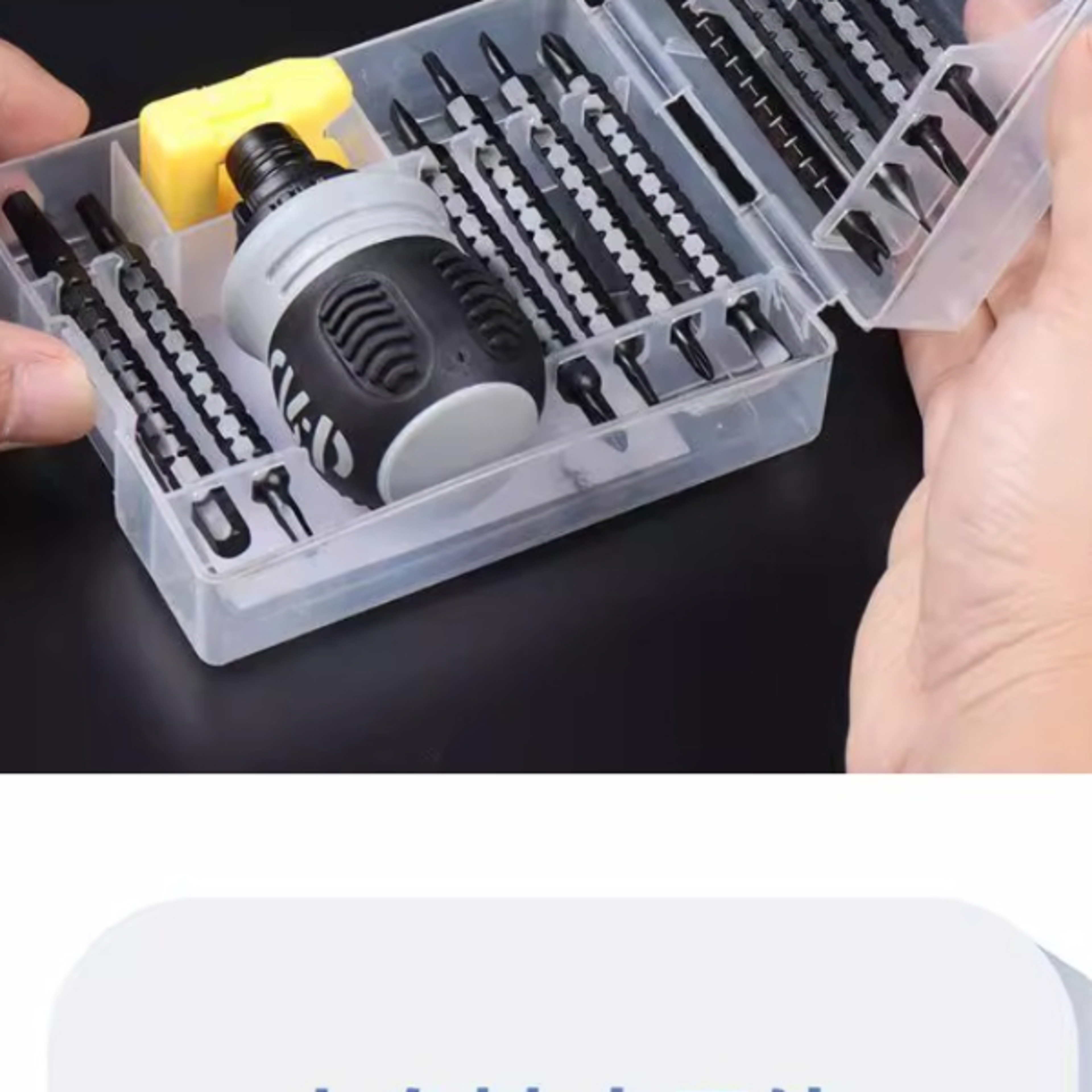 magnetic ratchet screwdriver set with phillips & flat head bits for fast home repairs