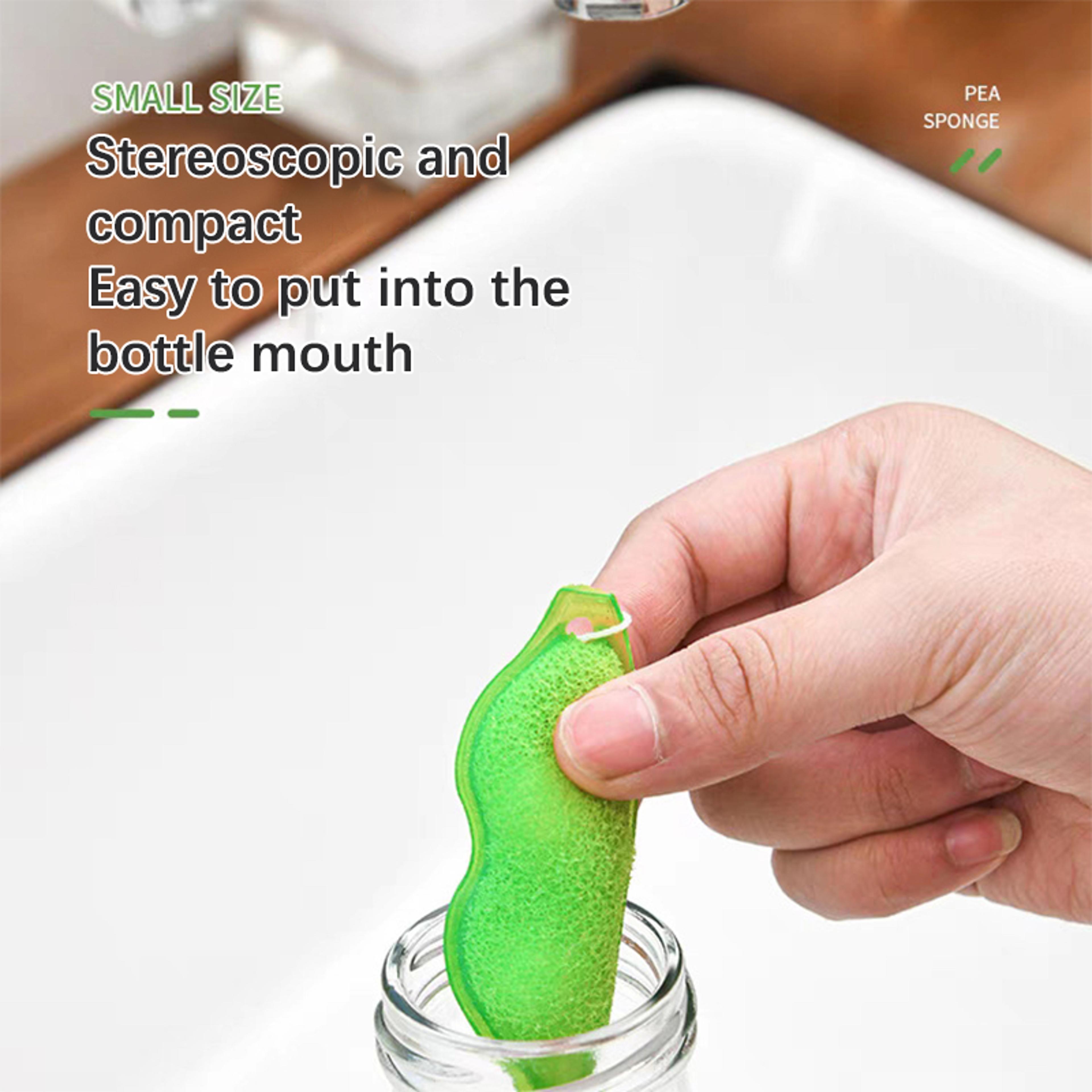 Magic Bean Bottle Cleaning Sponge For Narrow Neck Bottles Reusable Water Bottle Cleaner 3