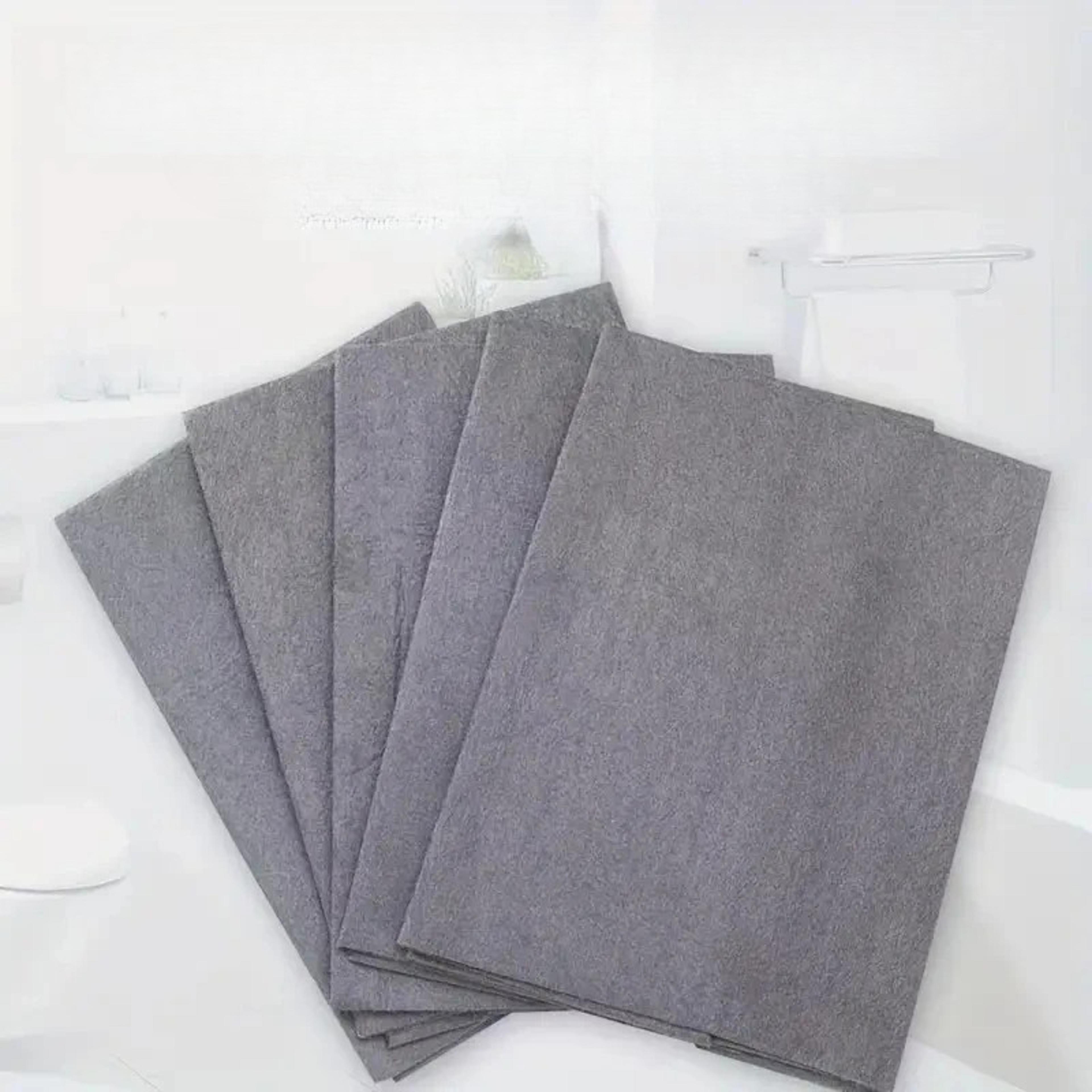 Magic Streak Free Glass Cleaning Cloth Pack Reusable Microfiber Mirror  Window Cleaning Towels 5