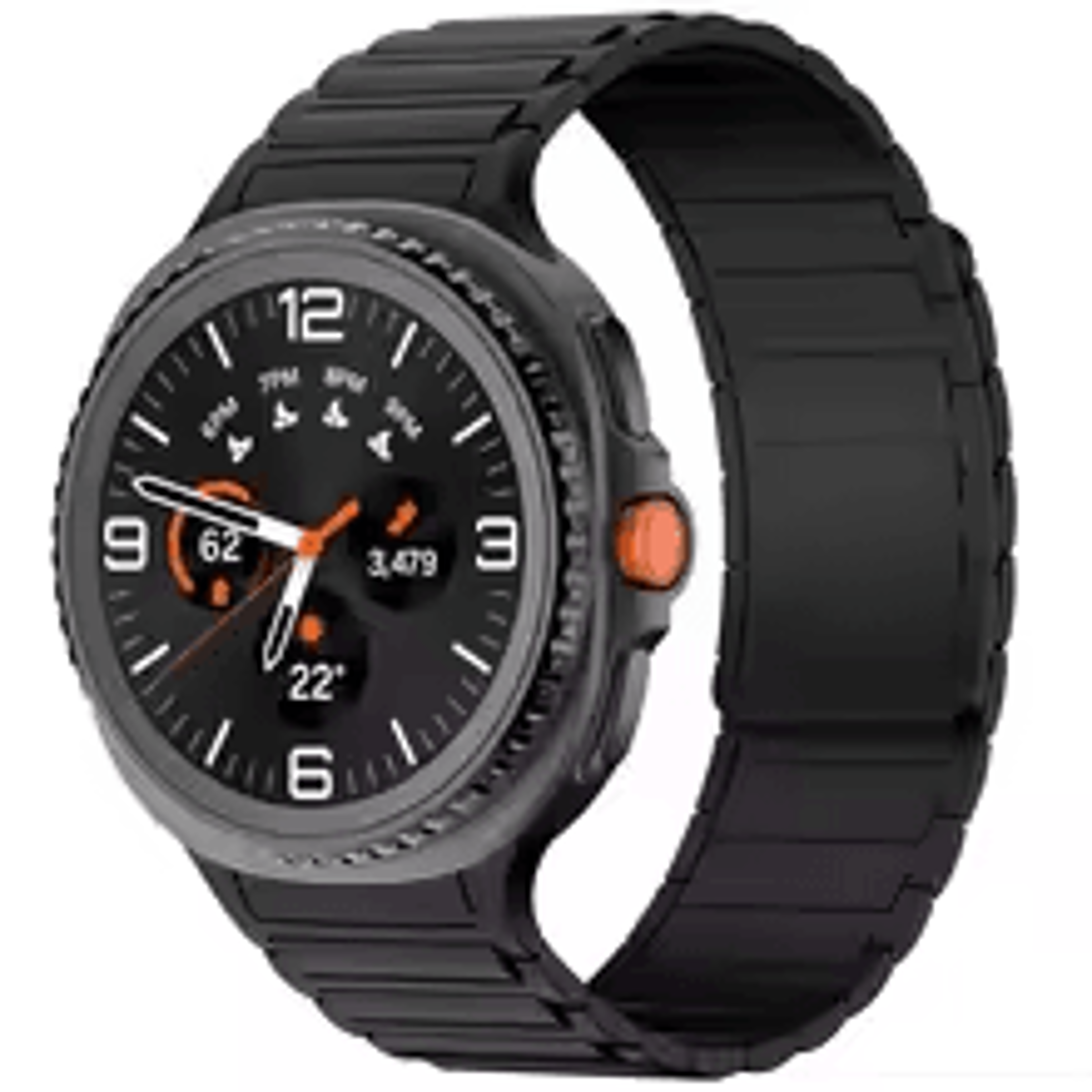 magnetic silicone band for samsung galaxy watch classic sport adjustable watch strap