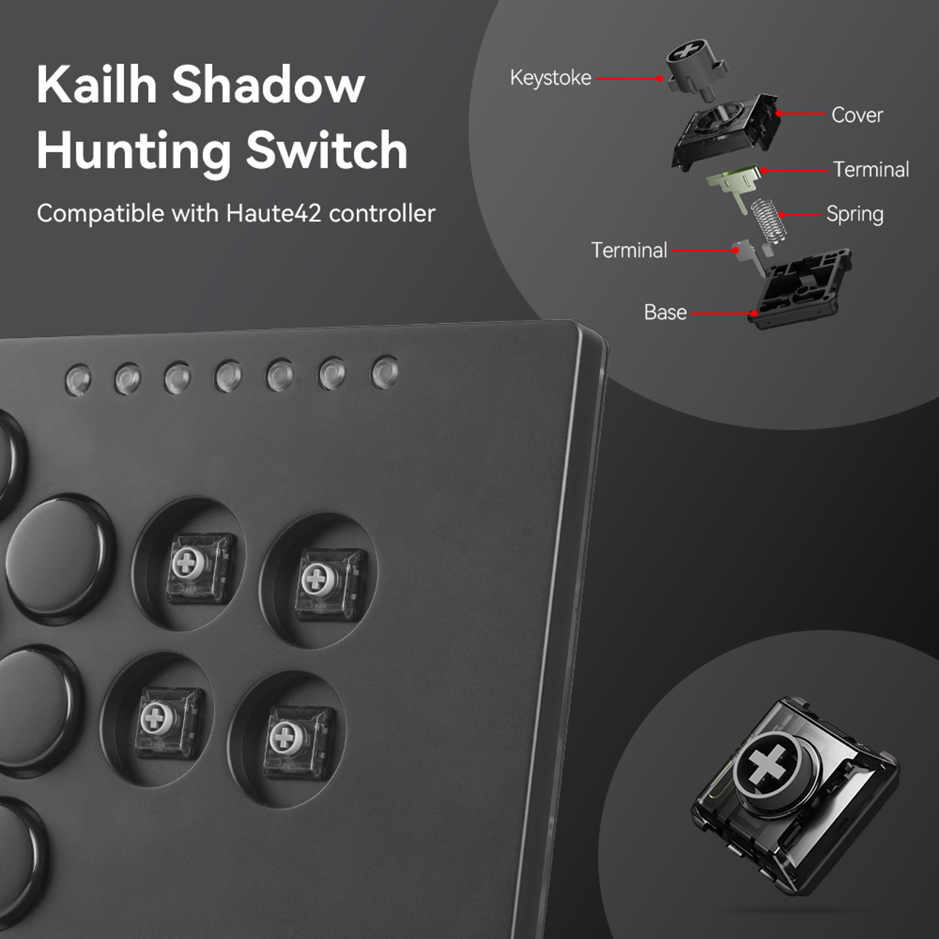 Kailh Shadow Hunting Low Profile Linear Switch For Hitbox Controllers 3