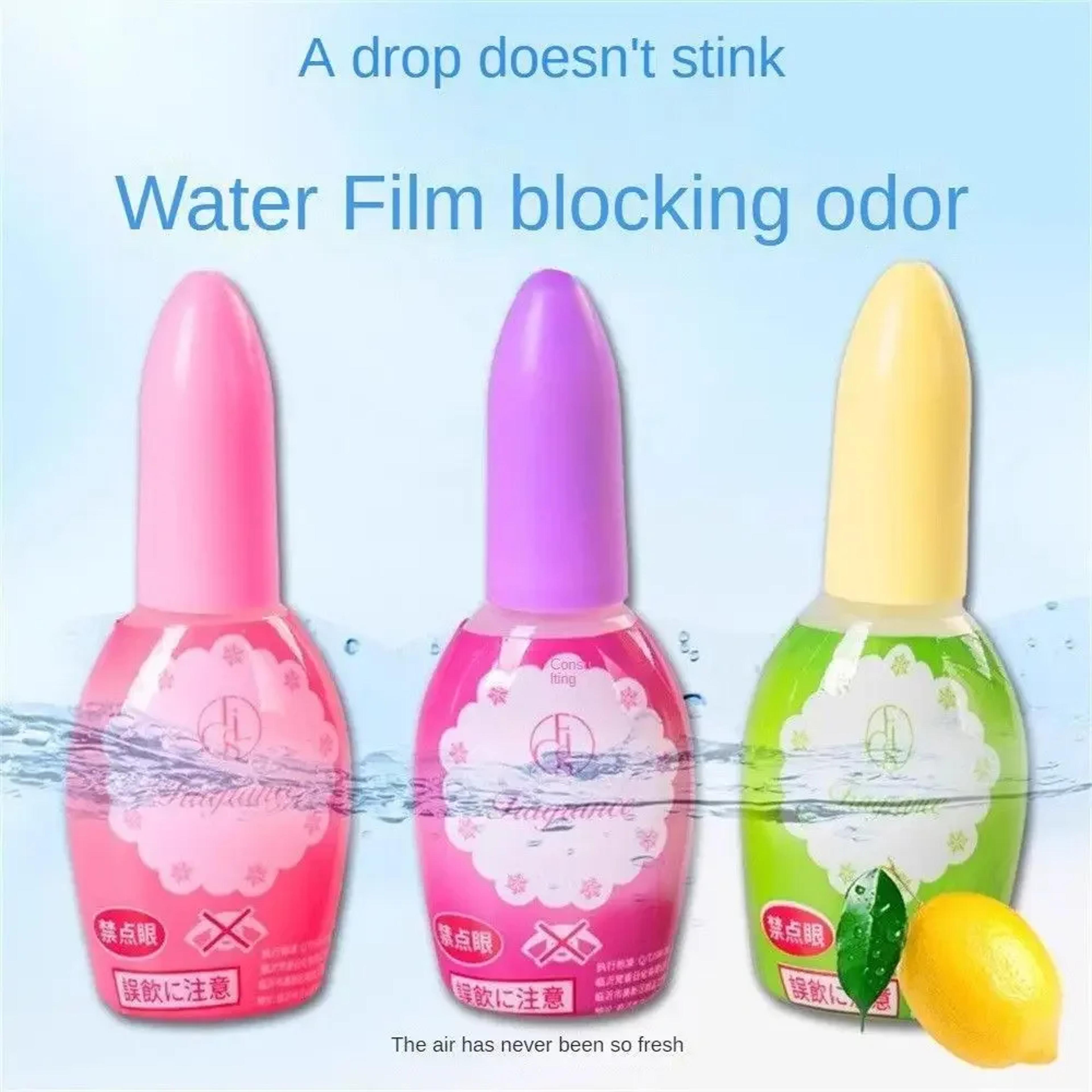 liquid toilet deodorizer air freshener with fresh rose and soapy fragrance