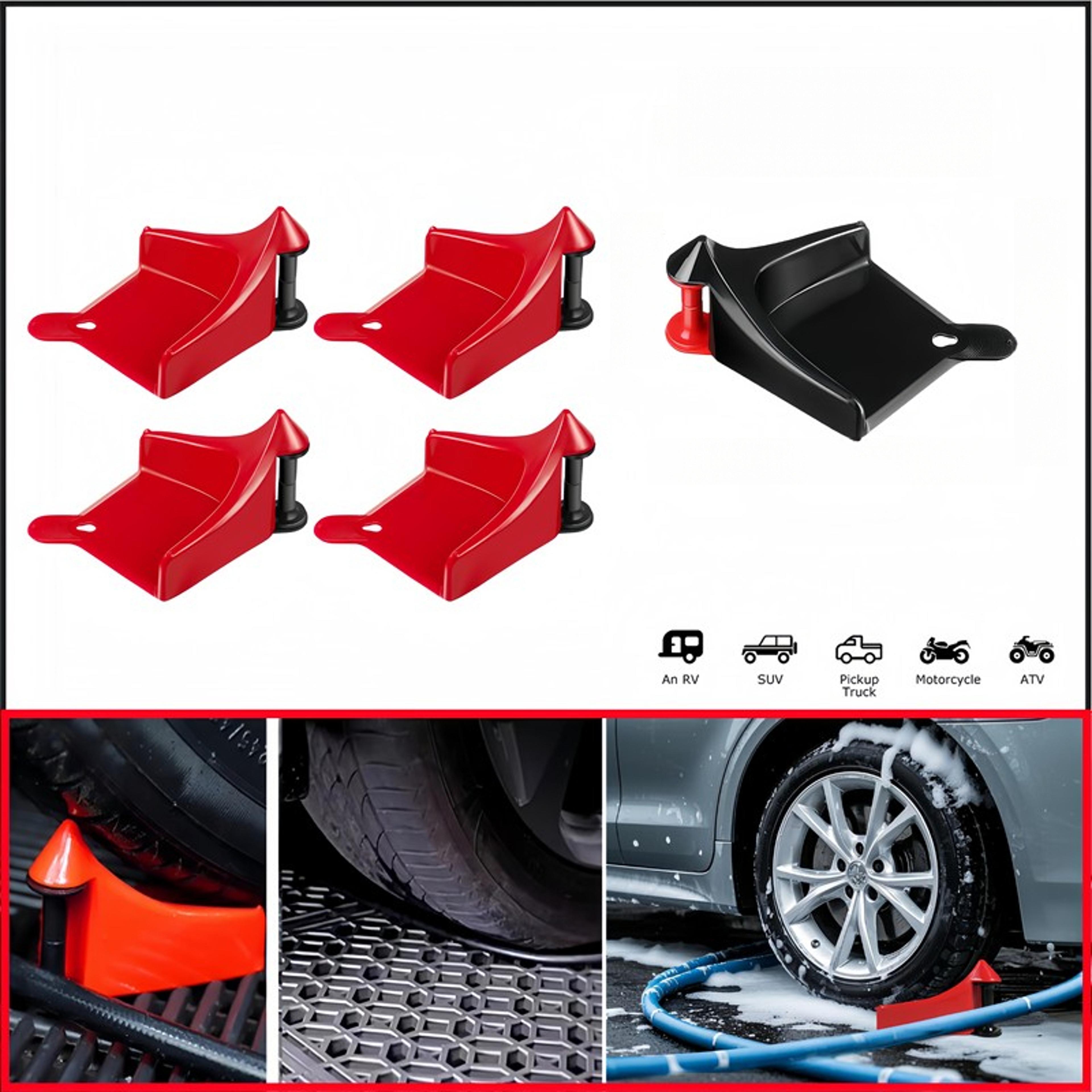 car wash hose guide wheel tire wedge anti pinch detailing tool